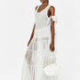 Fir Straight Fringed Chiffon Top