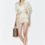 Cactus Straight Drop Shoulder Chiffon Coat