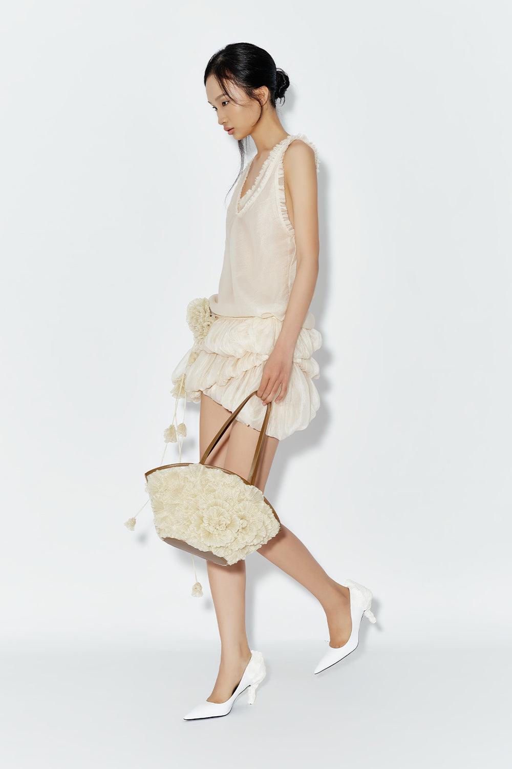 Women's Laelia Bubble/Balloon Layered Organza Mini Dress XS/S/M/L
