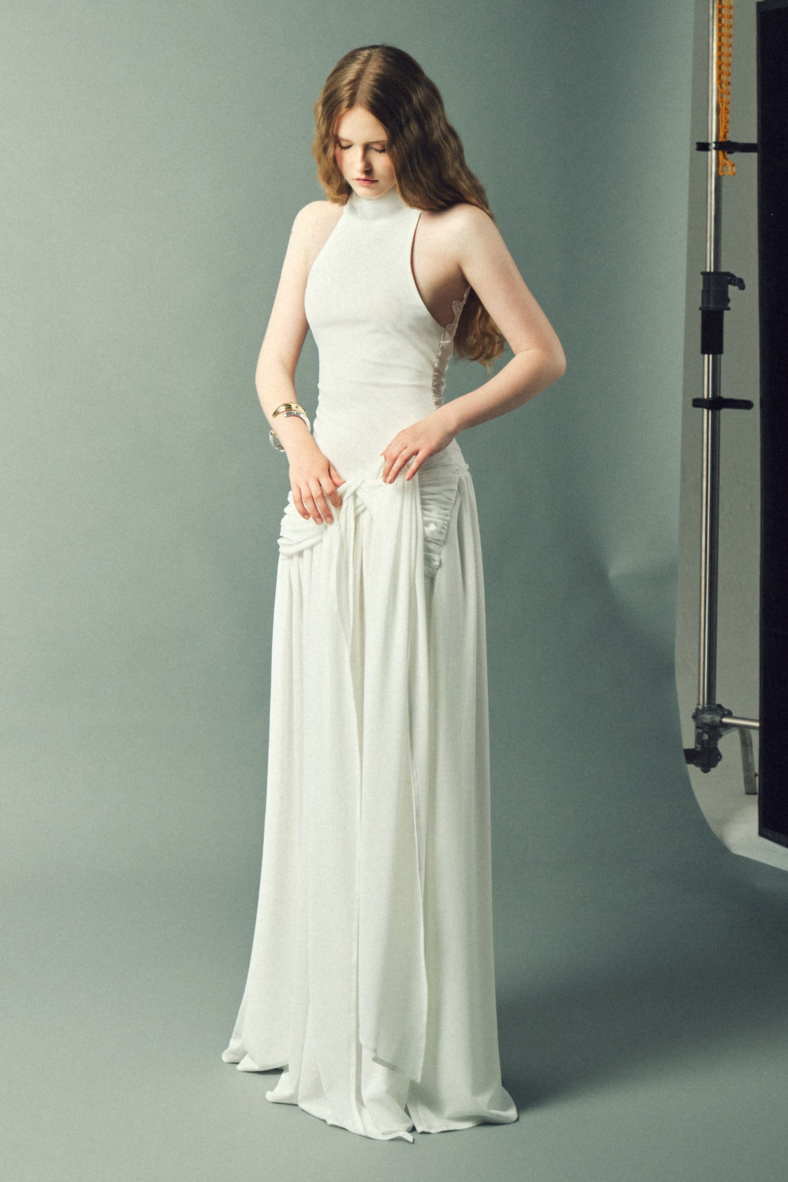 Lanei Draped Maxi Dress