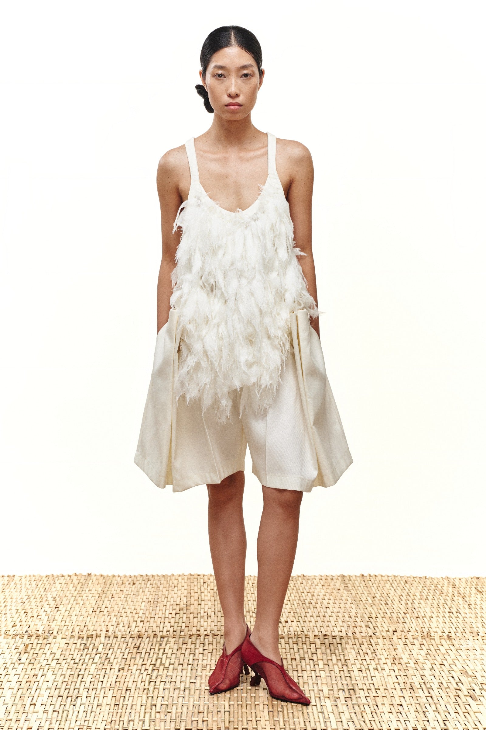 Ovelia Feather Top