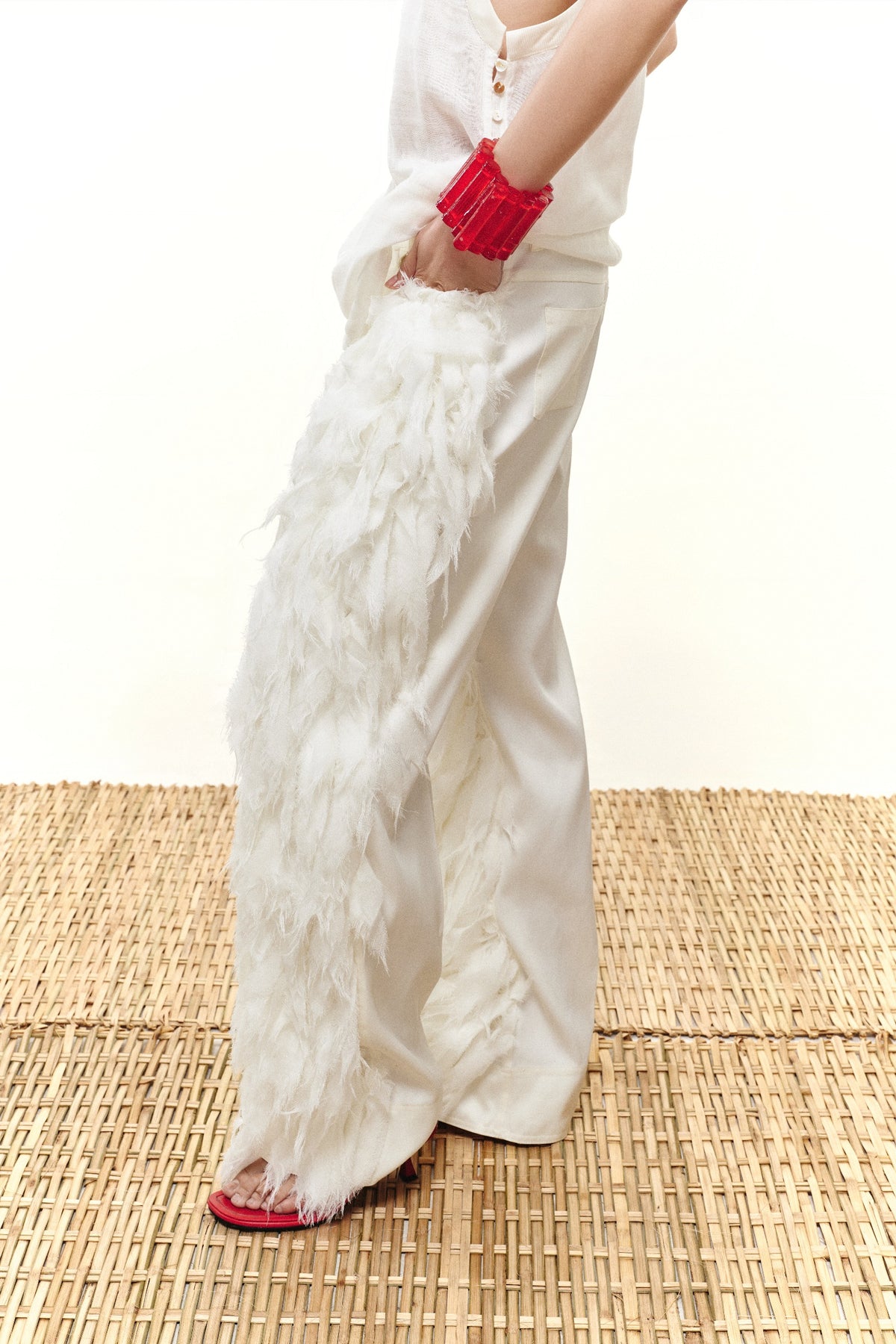 Orlisse Feather Pants