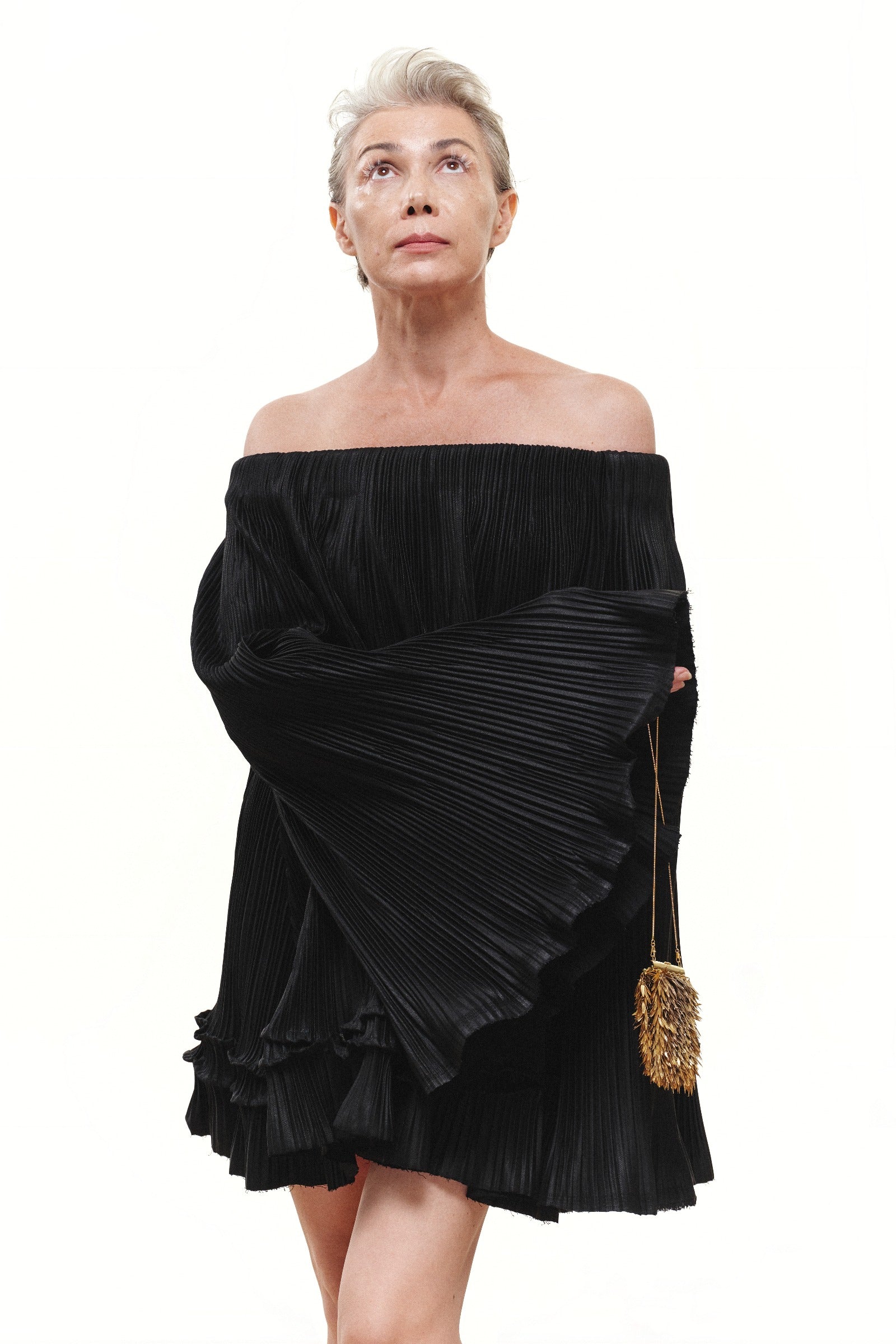 Vaurelle Off-Shoulder Mini Dress