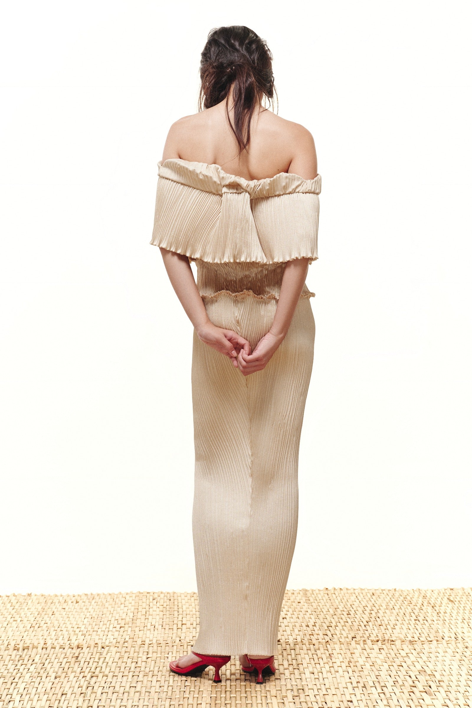 Oryelle Off-Shoulder Midi Dress