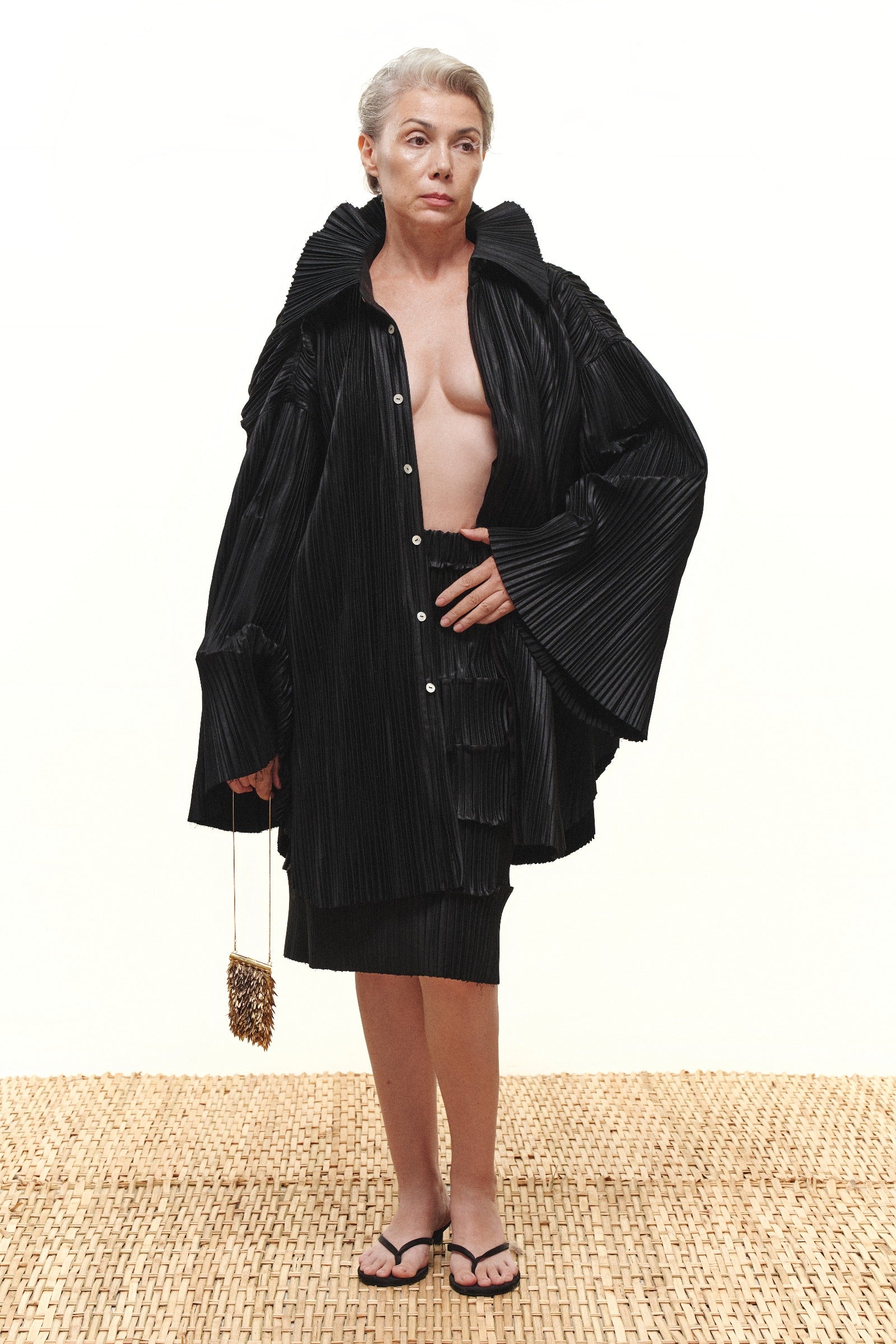 Vireth Pleated Shirt