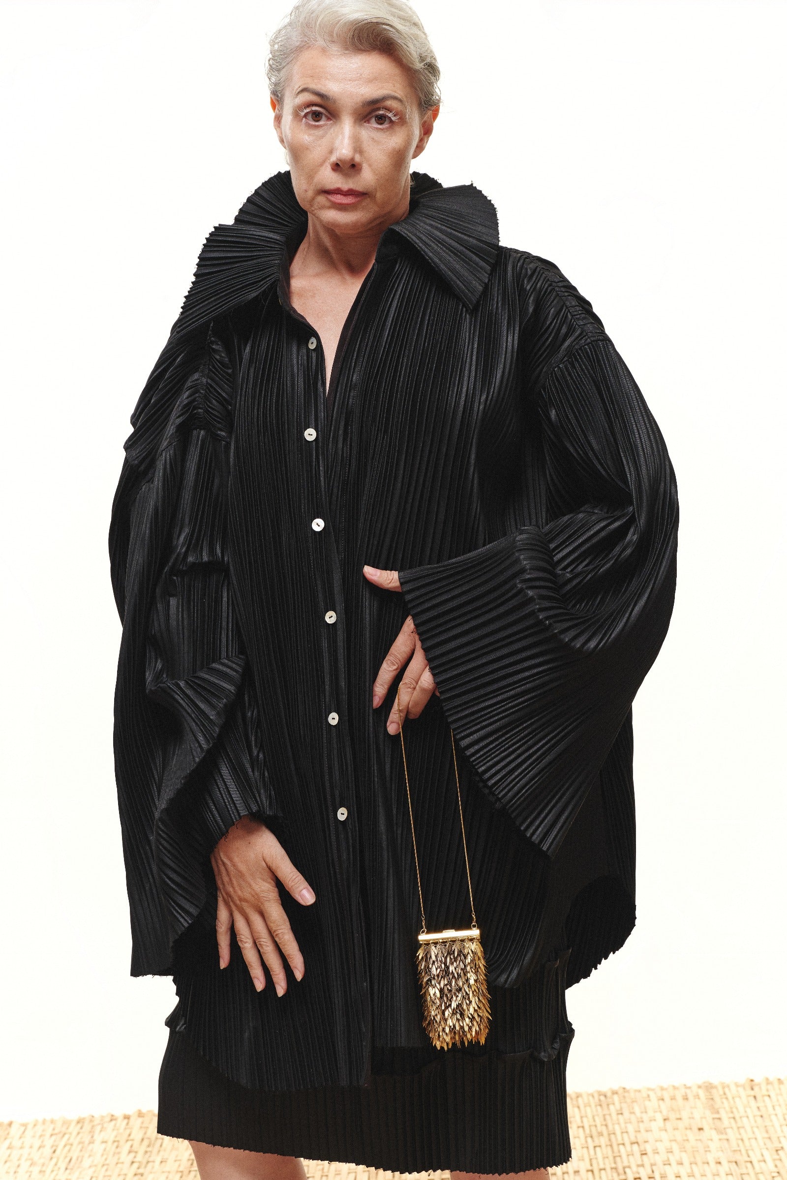 Vireth Pleated Shirt