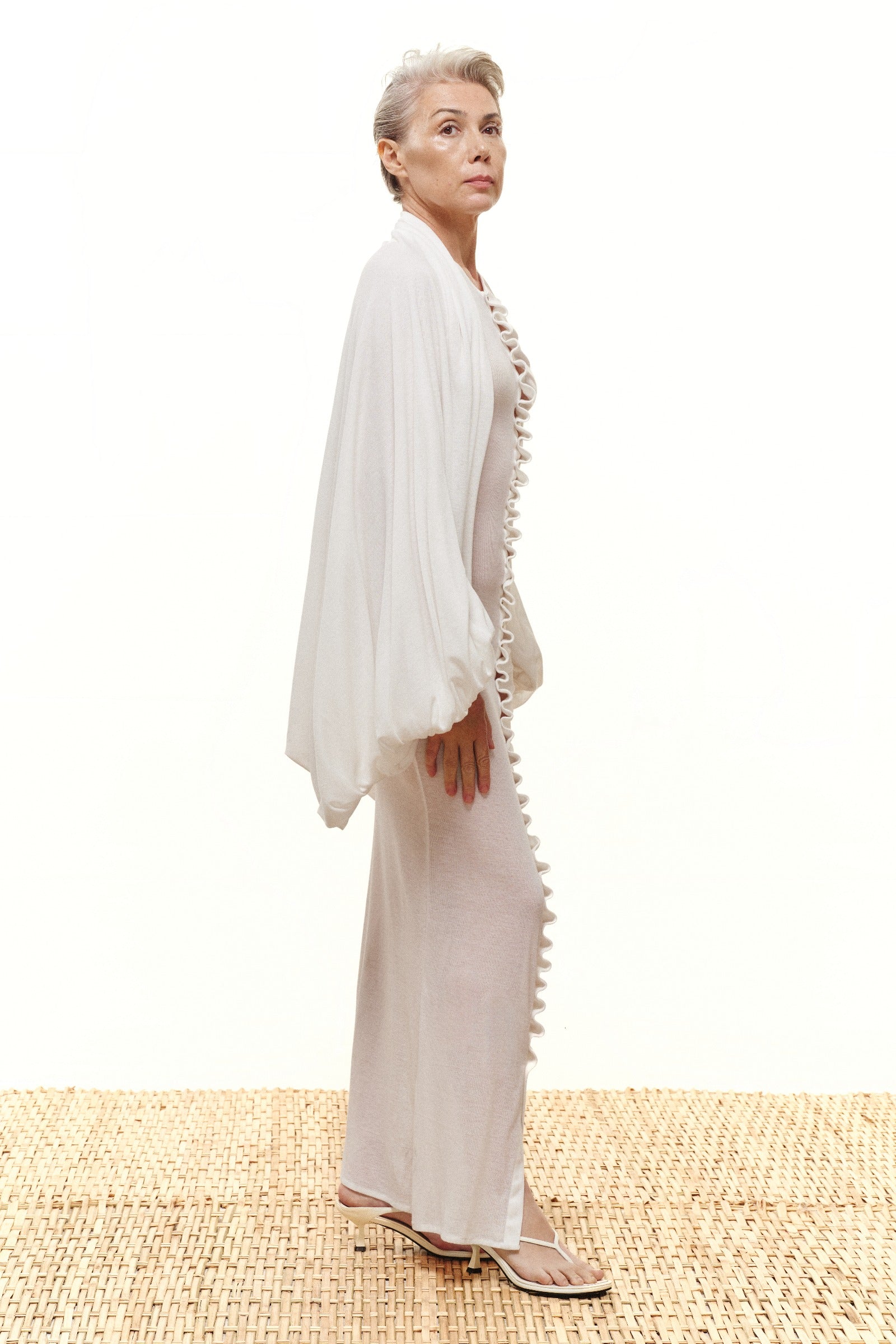 Aurelin Batwing Sleeve Coat