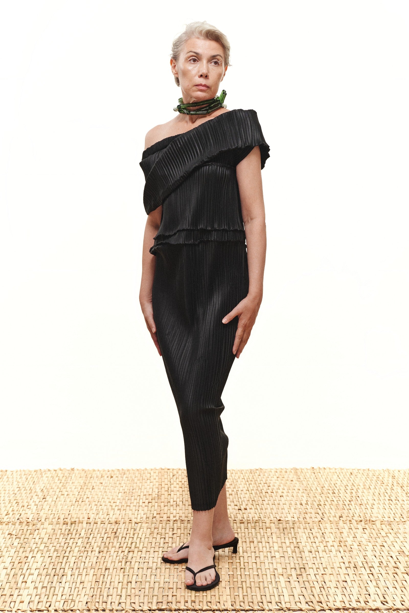 Oryelle Off-Shoulder Midi Dress