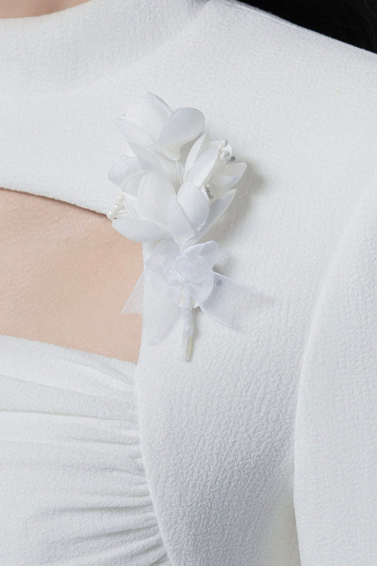 Drizzle Floral Brooch