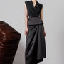 Jovie Peplum Sleeveless Elastane Top
