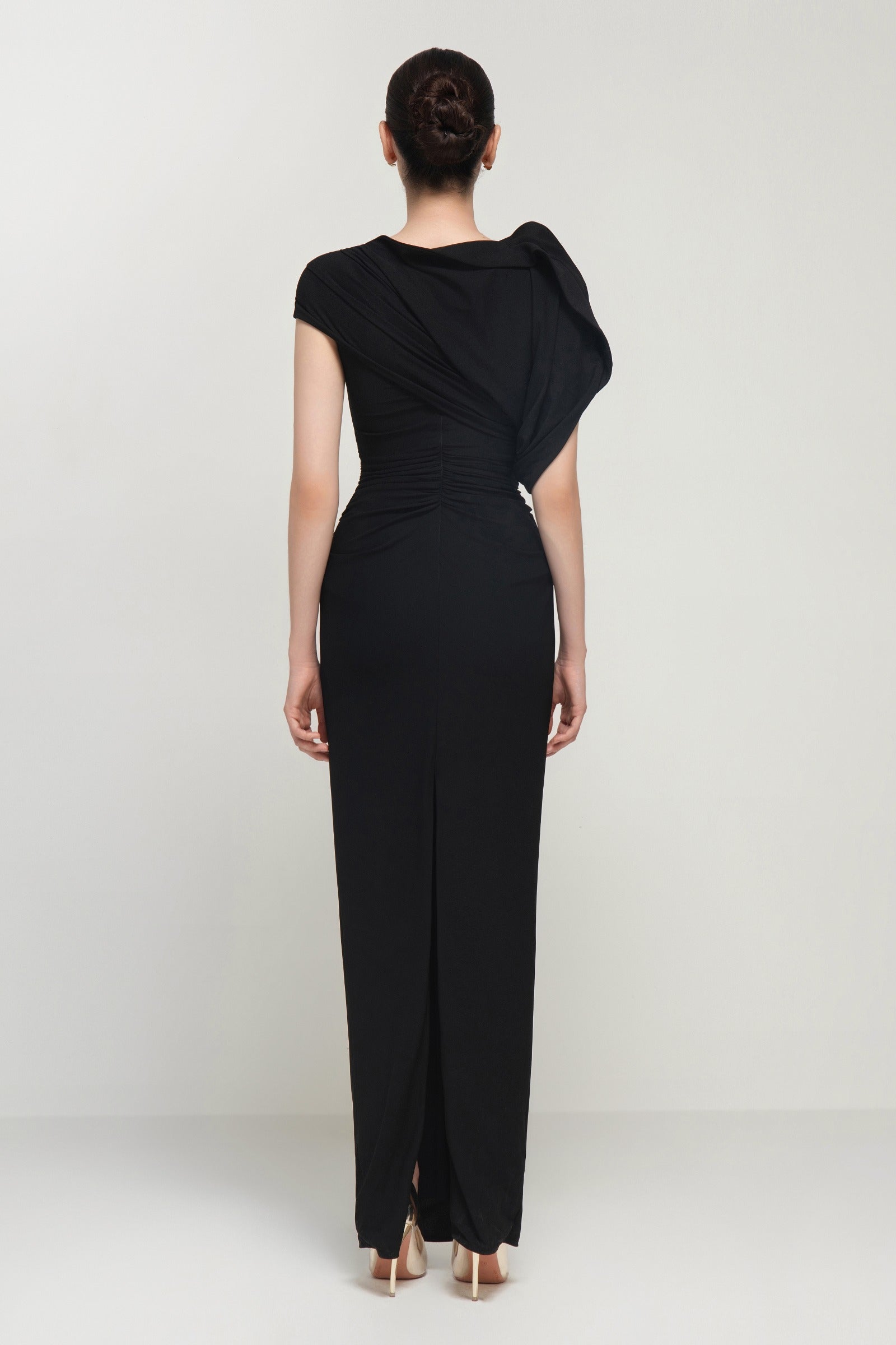 Priscilla Draped Maxi Dress