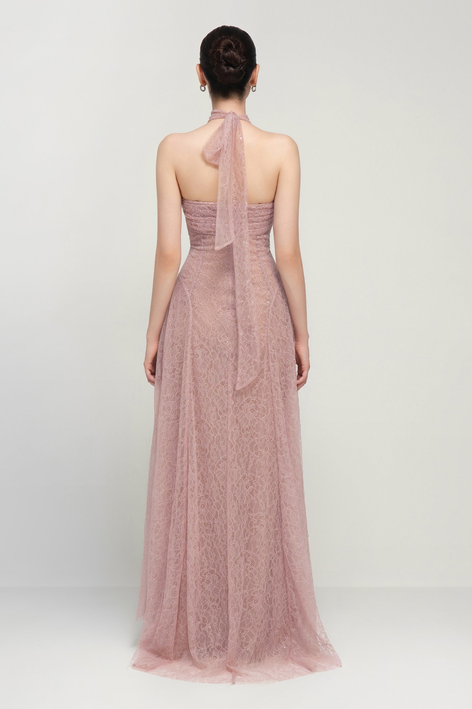Lynx Halter Maxi Dress