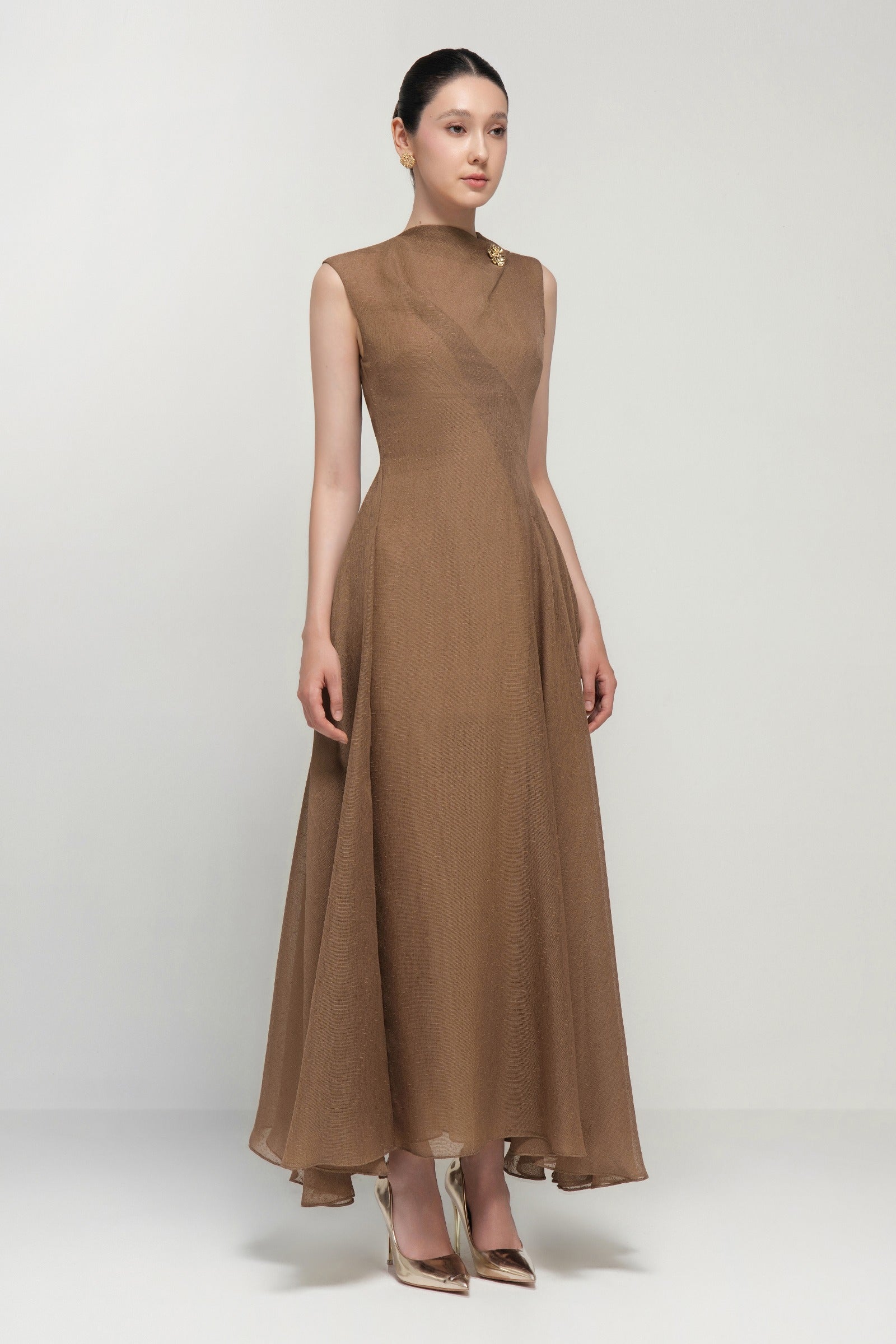 Daphne Draped Maxi Dress