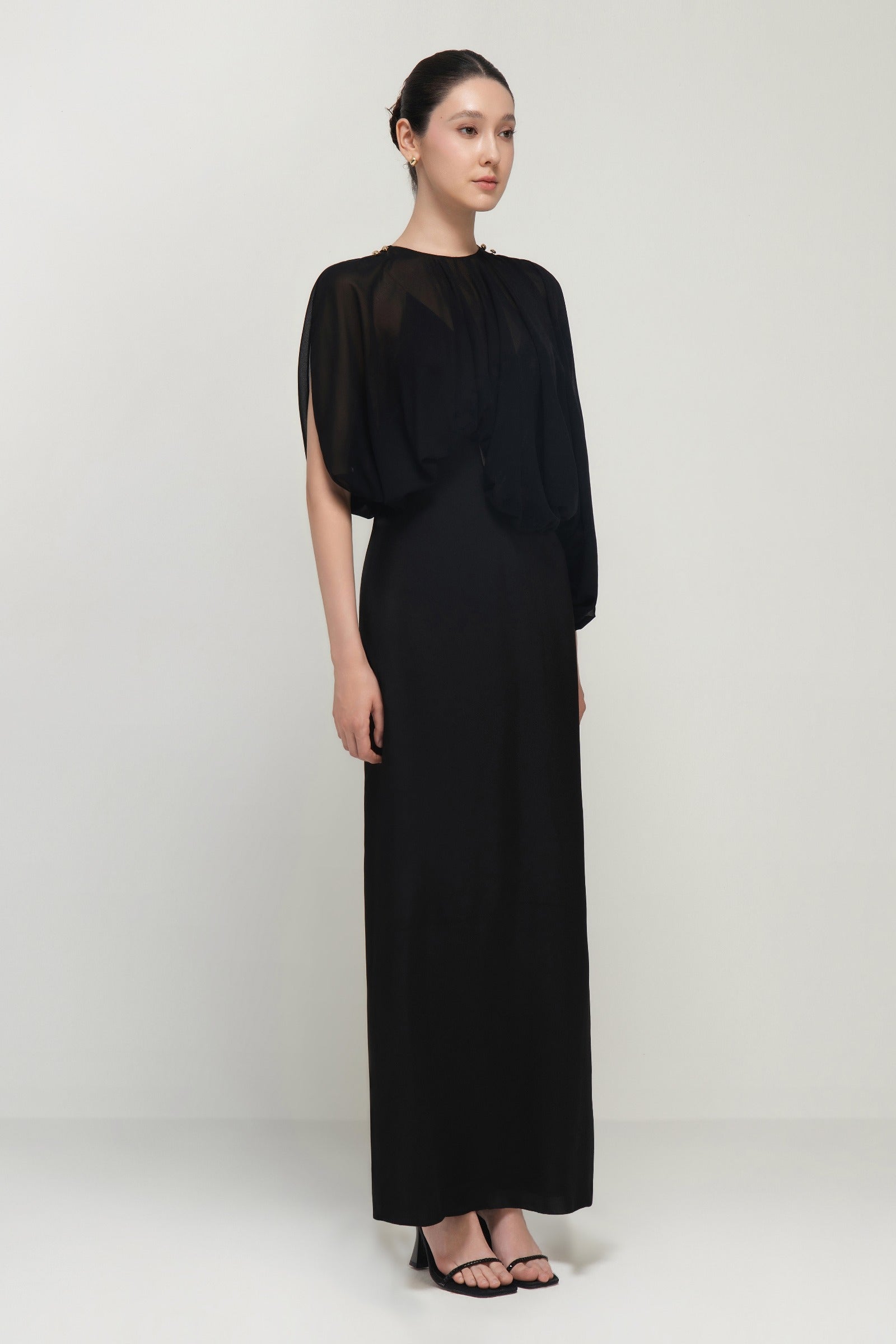 Wren Blouson Maxi Dress