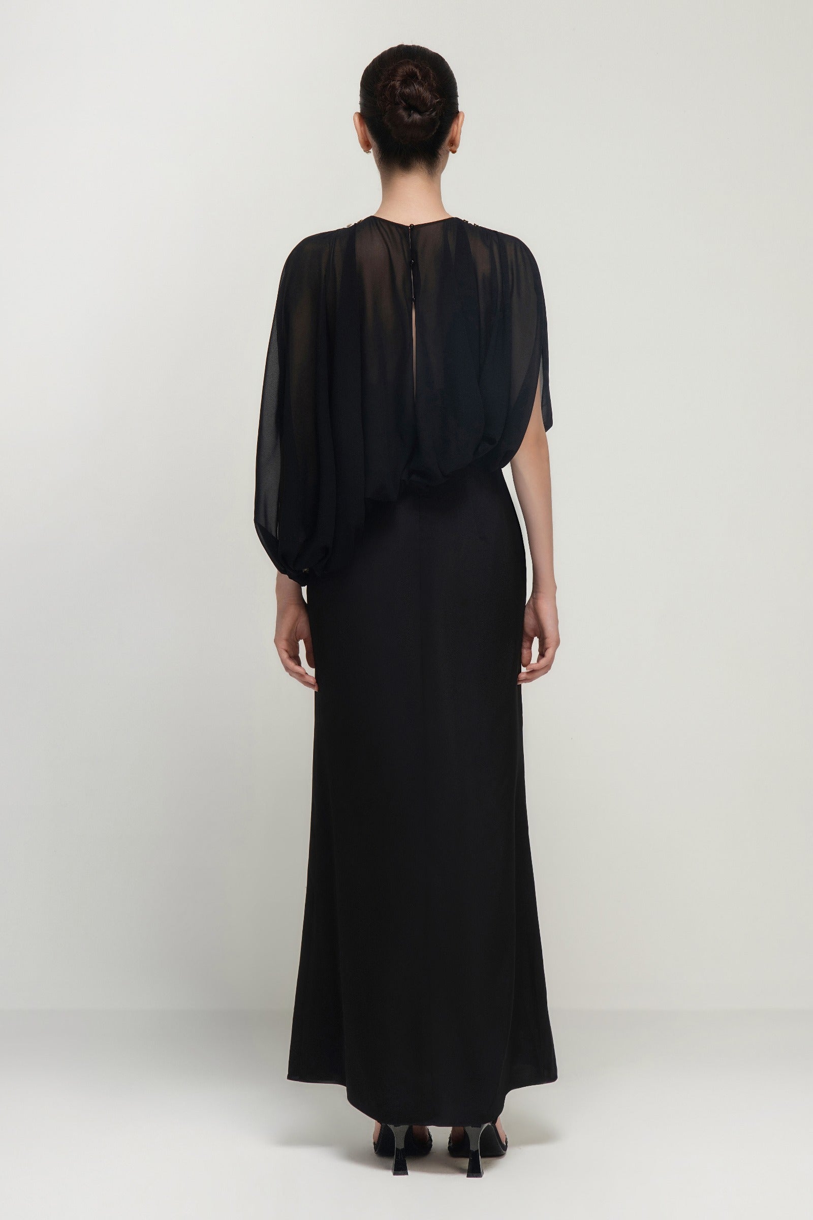 Wren Blouson Maxi Dress