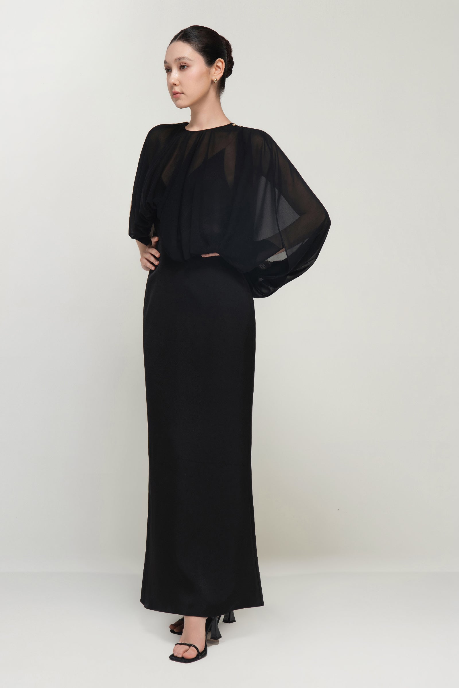 Wren Blouson Maxi Dress