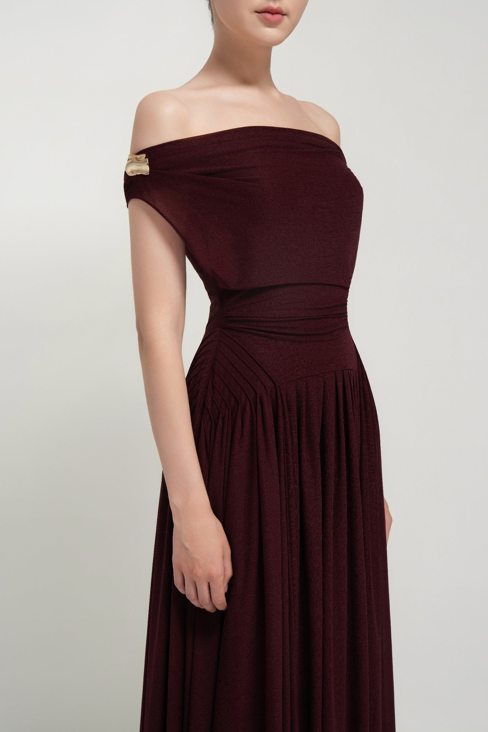 Shaula Off-Shoulder Maxi Dress