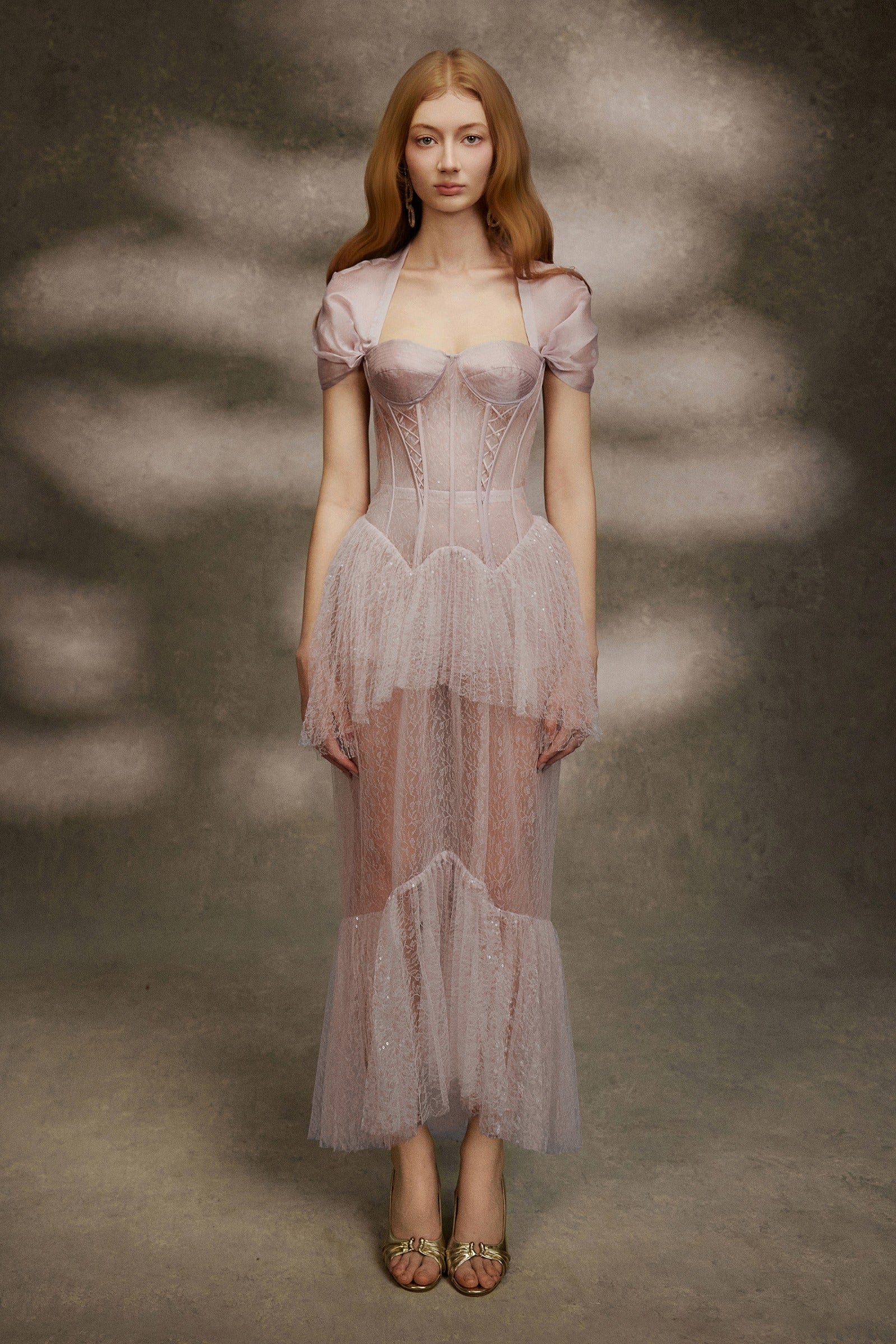 Moonveil Sweetheart Maxi Dress