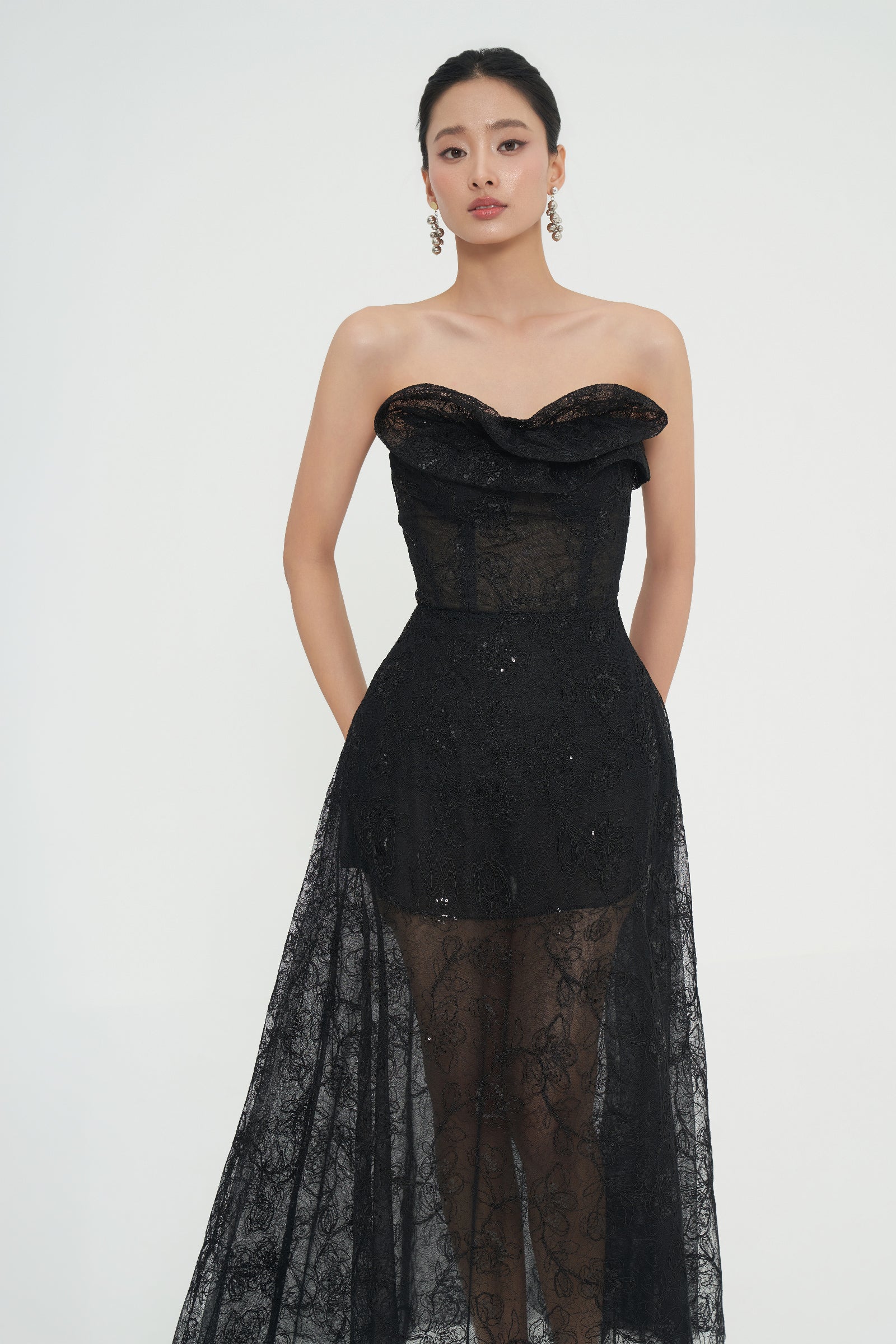Gina Draped Midi Dress