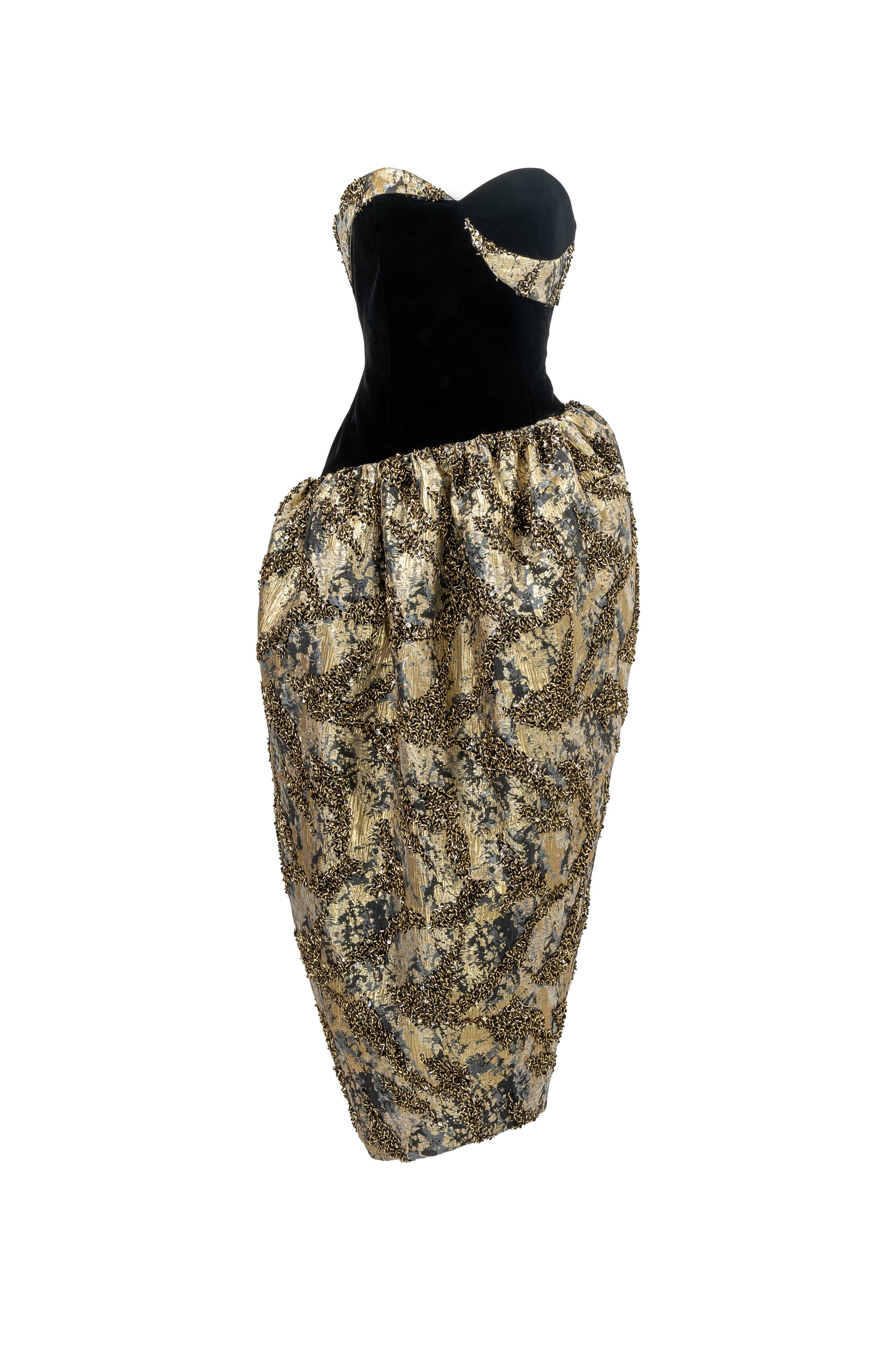 Shatterlight Sweetheart Midi Dress