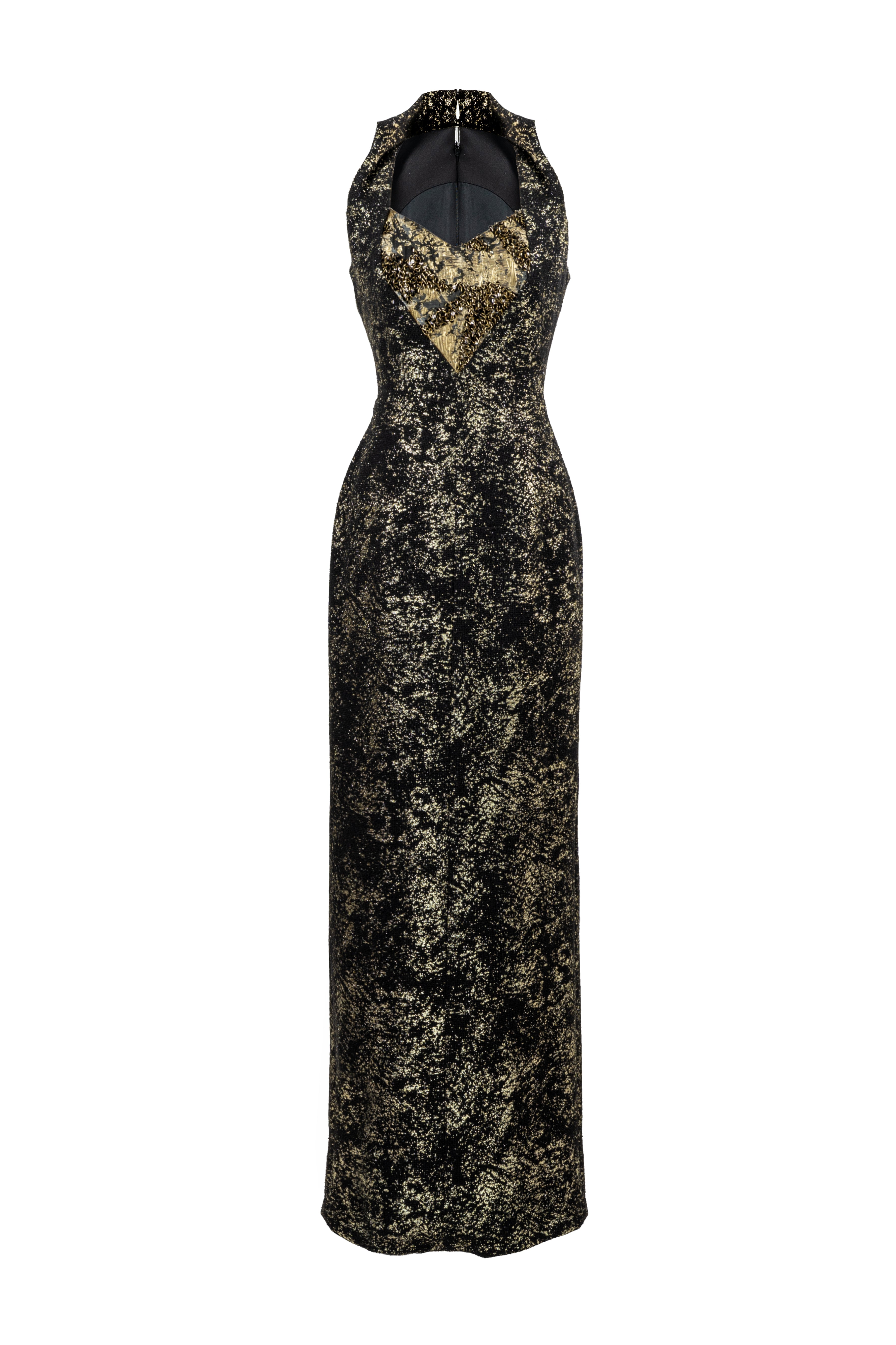 Molten V-Neck Maxi Dress