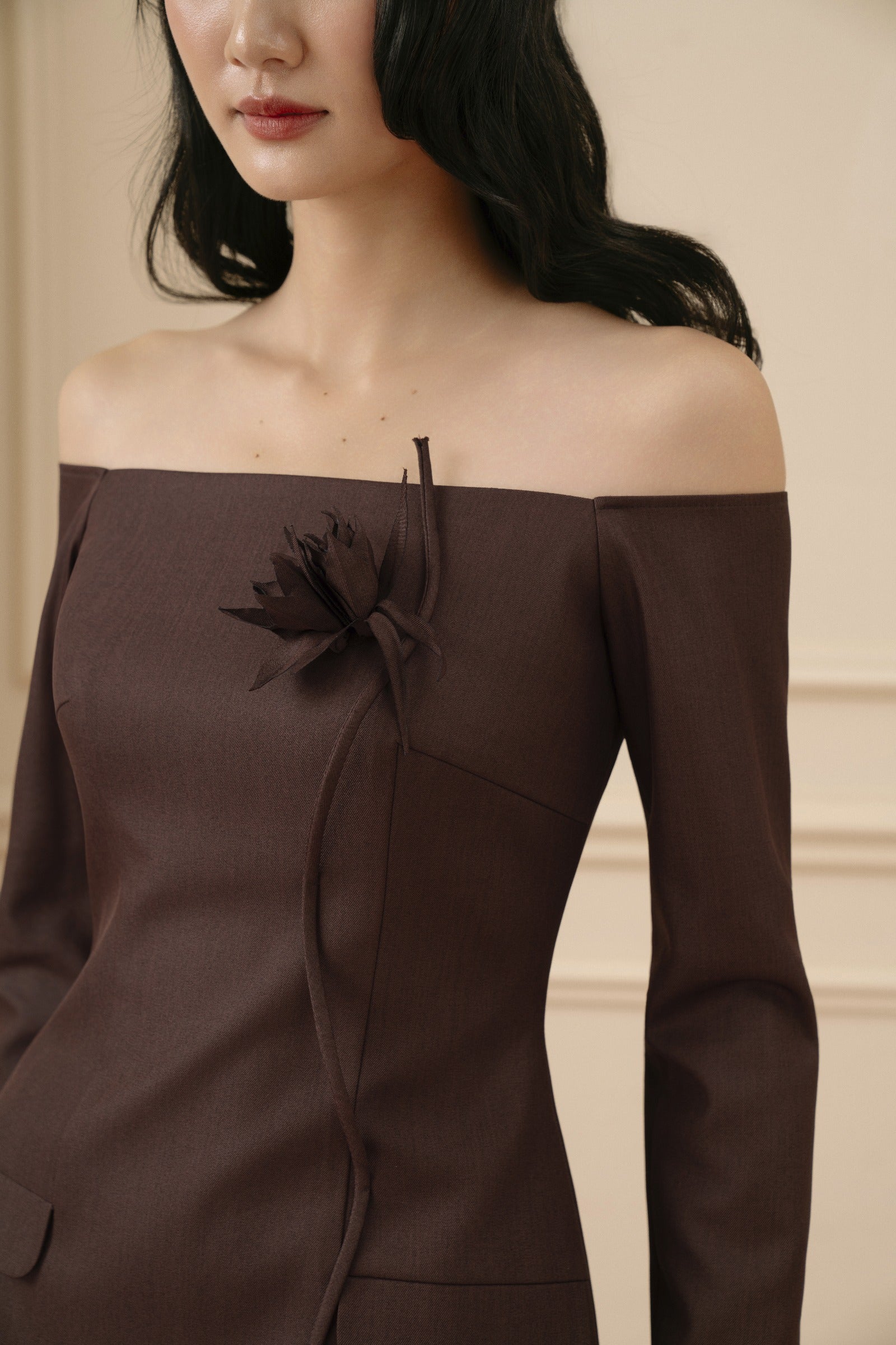 Rosa Applique Mini Dress