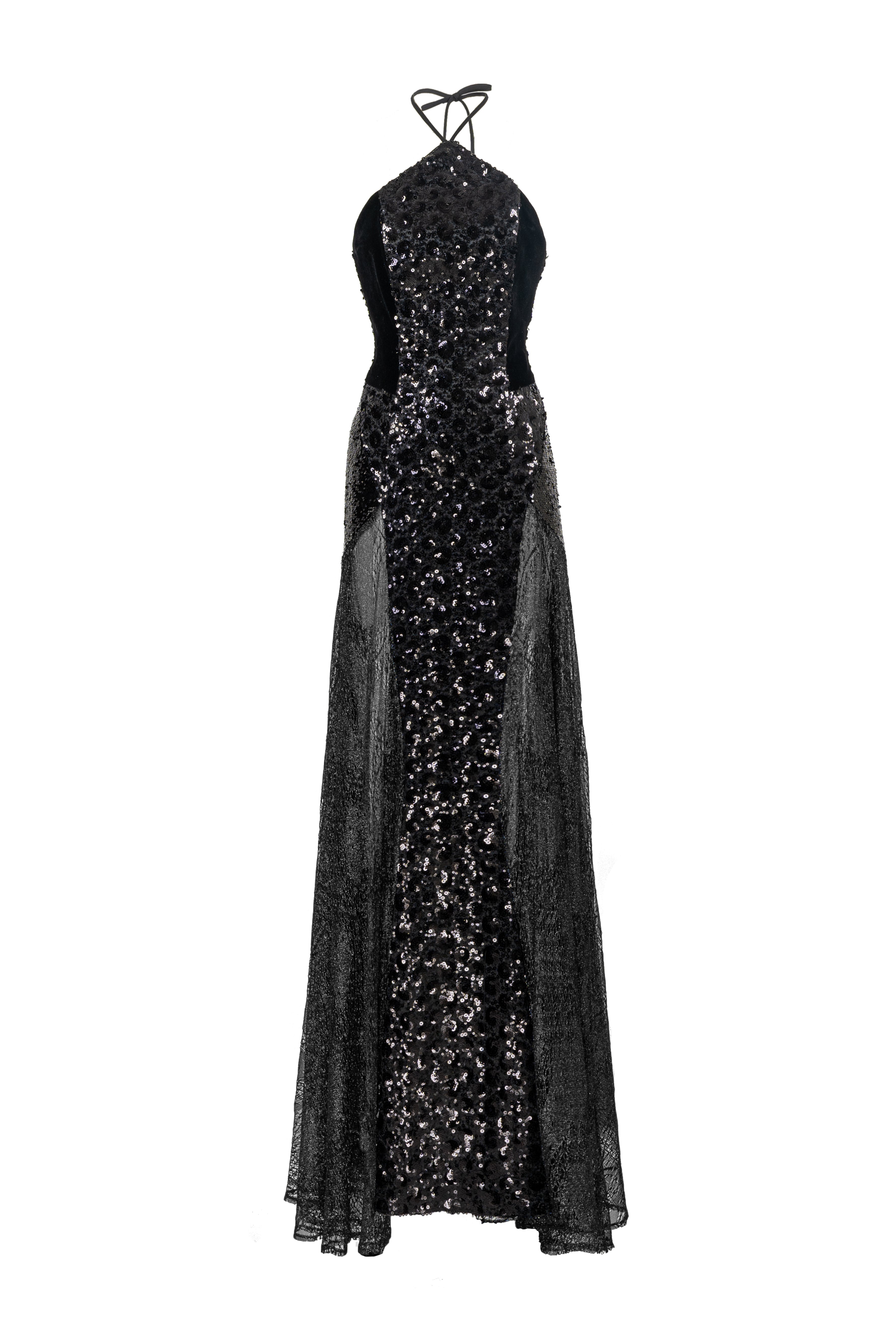 Silene Halter Maxi Dress