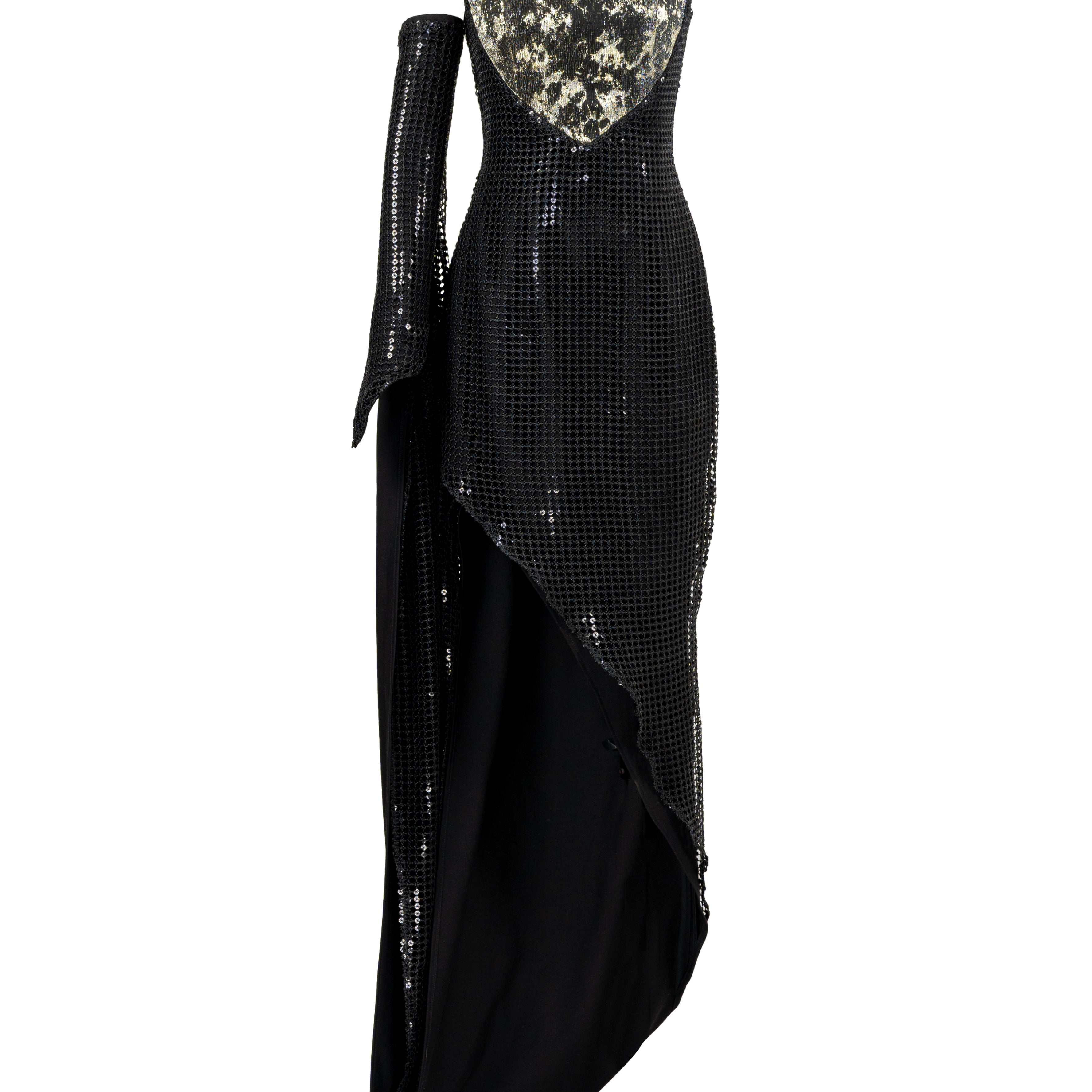 Vesper Curved Neck Maxi Dress