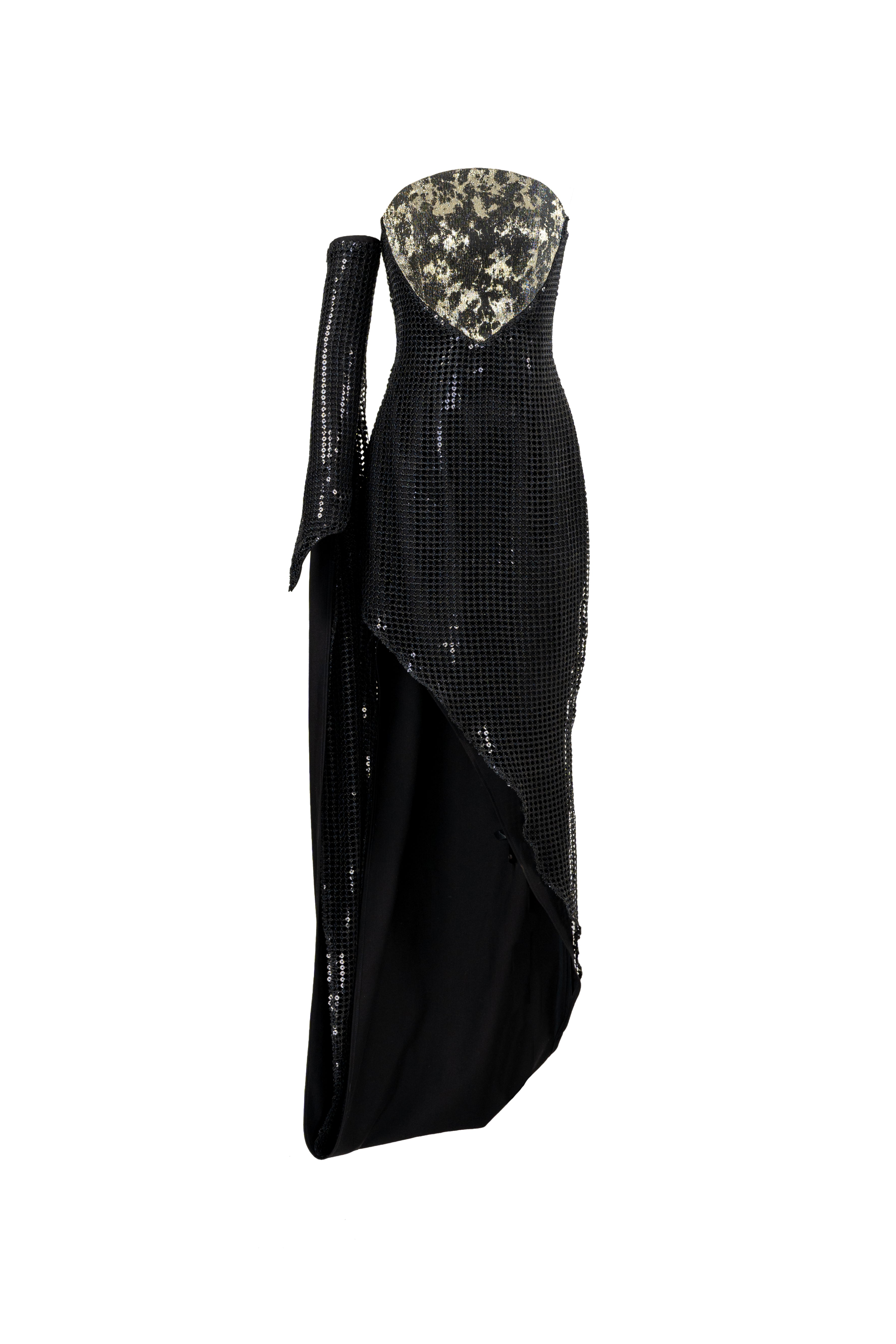 Vesper Curved Neck Maxi Dress