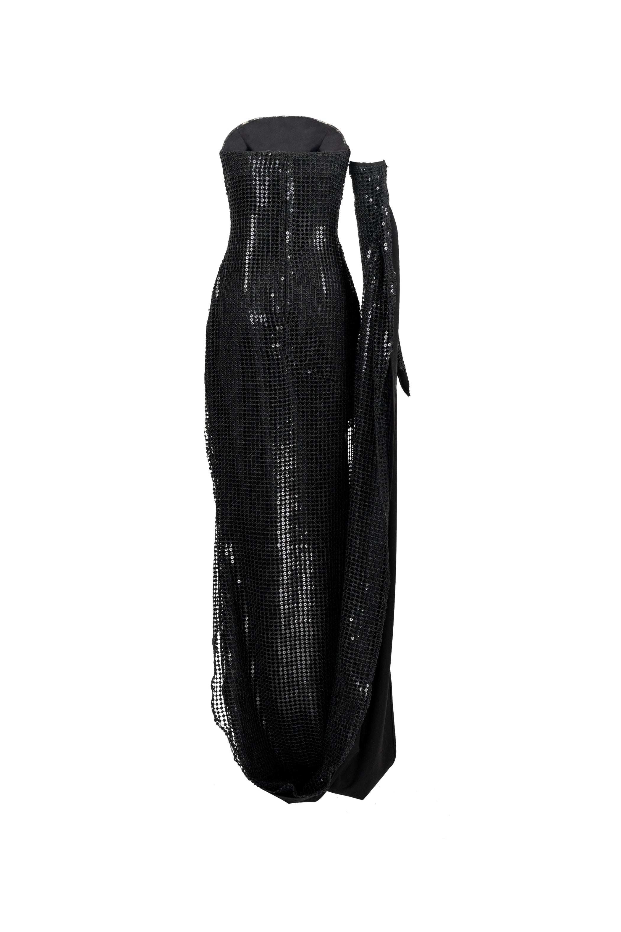 Vesper Curved Neck Maxi Dress