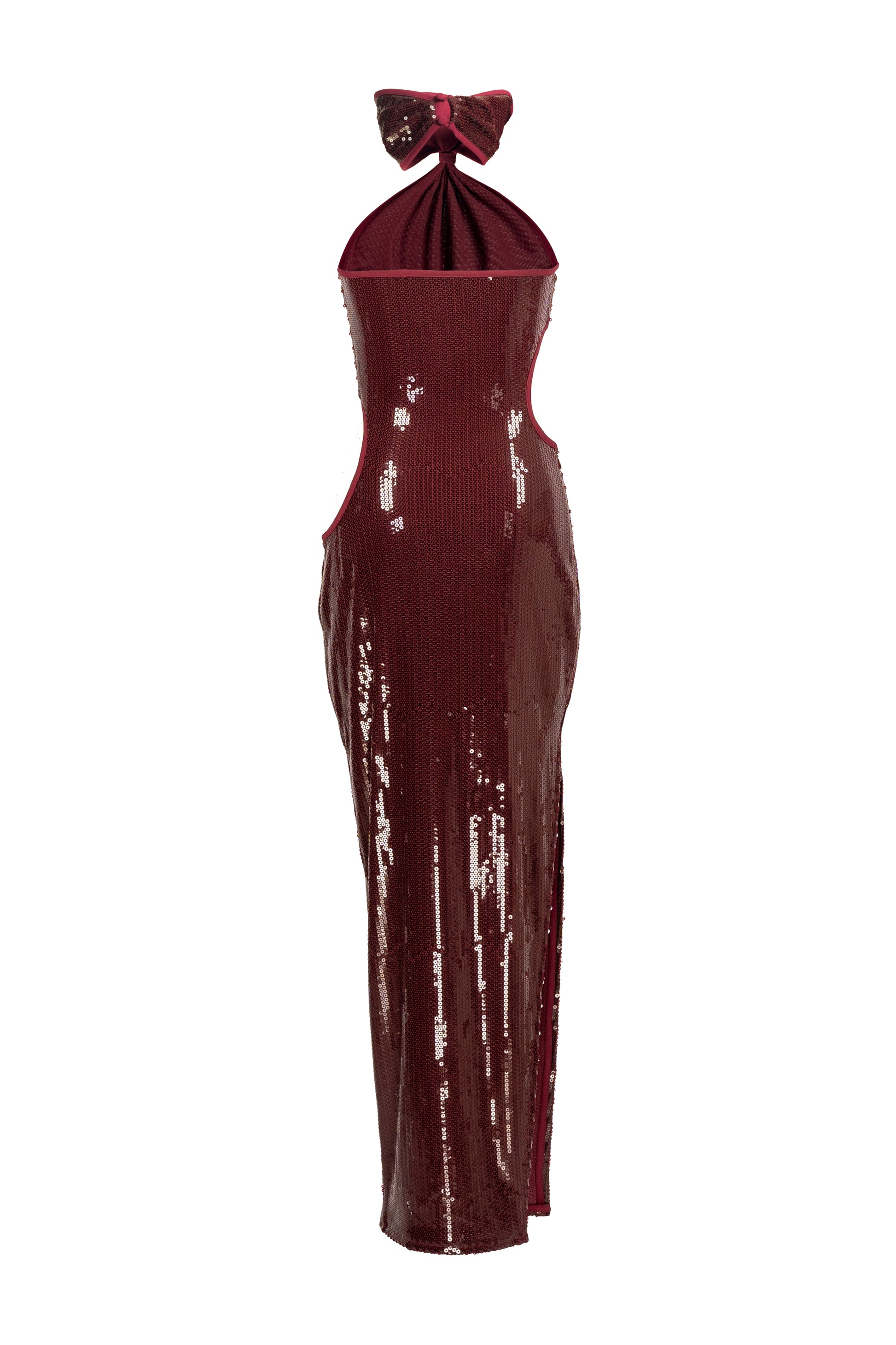 Aura Halter Maxi Dress