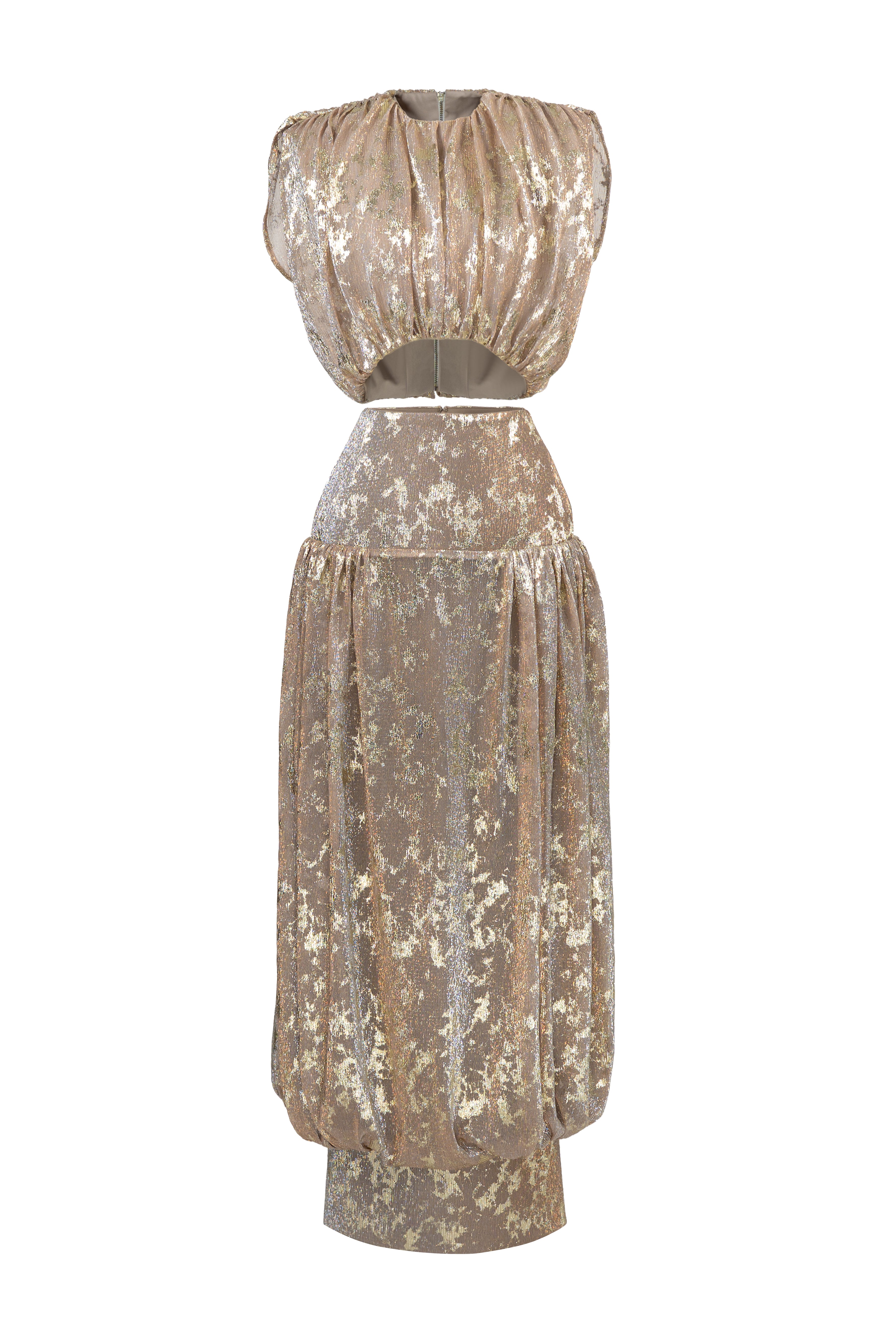 Ochre Blouson Skirt