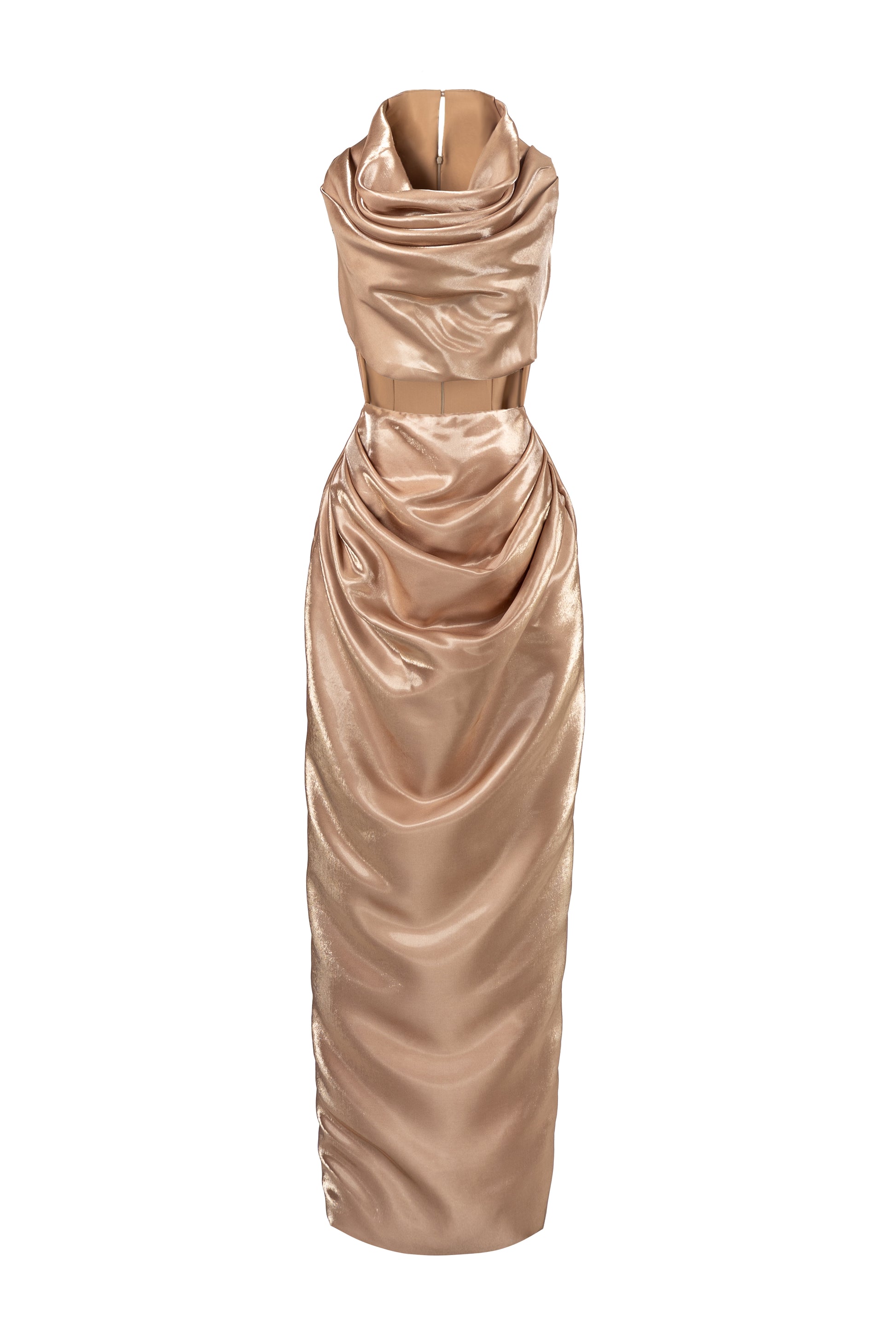 Afterglow Cowl Maxi Dress