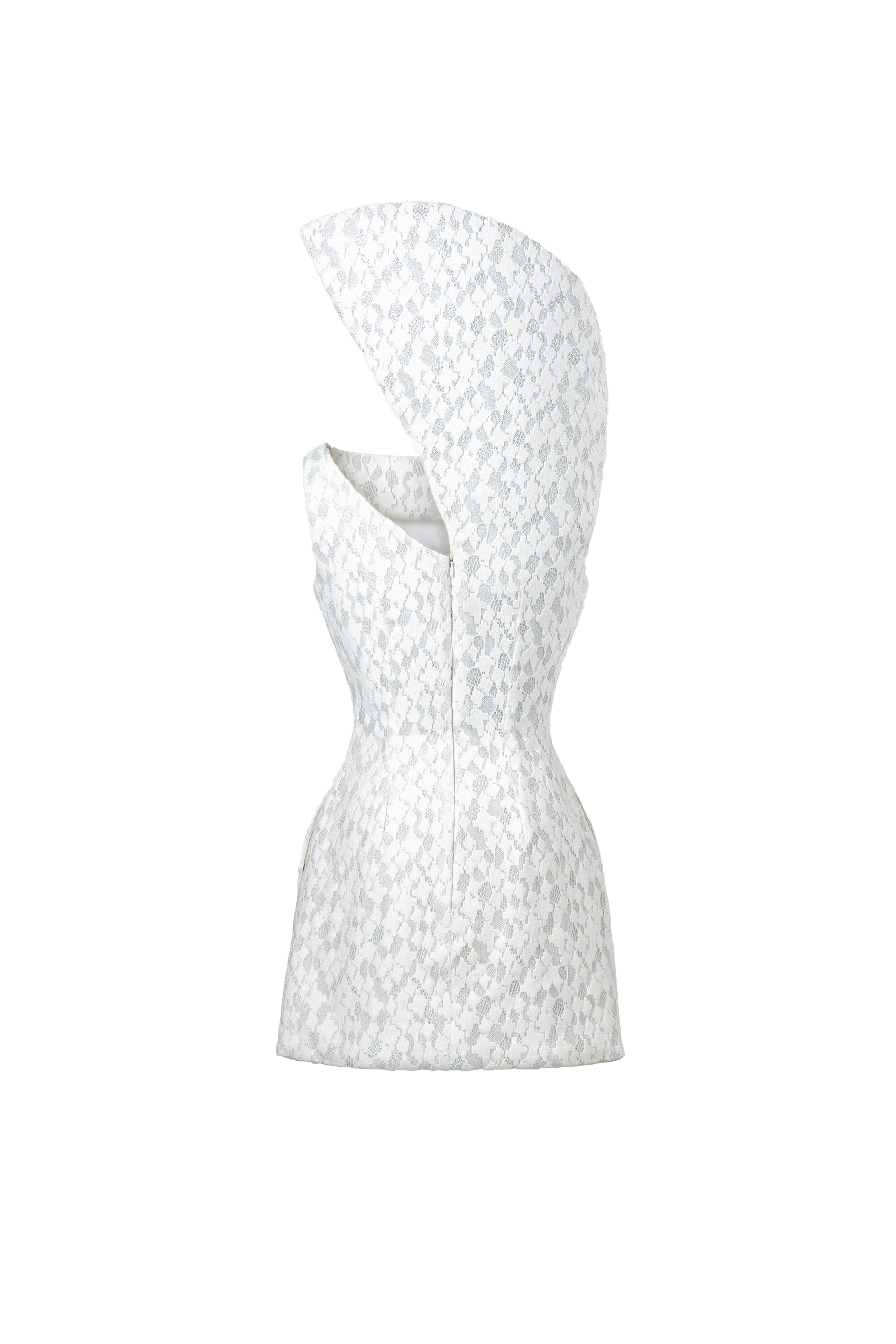 Stillpoint Asymmetric Neck Mini Dress