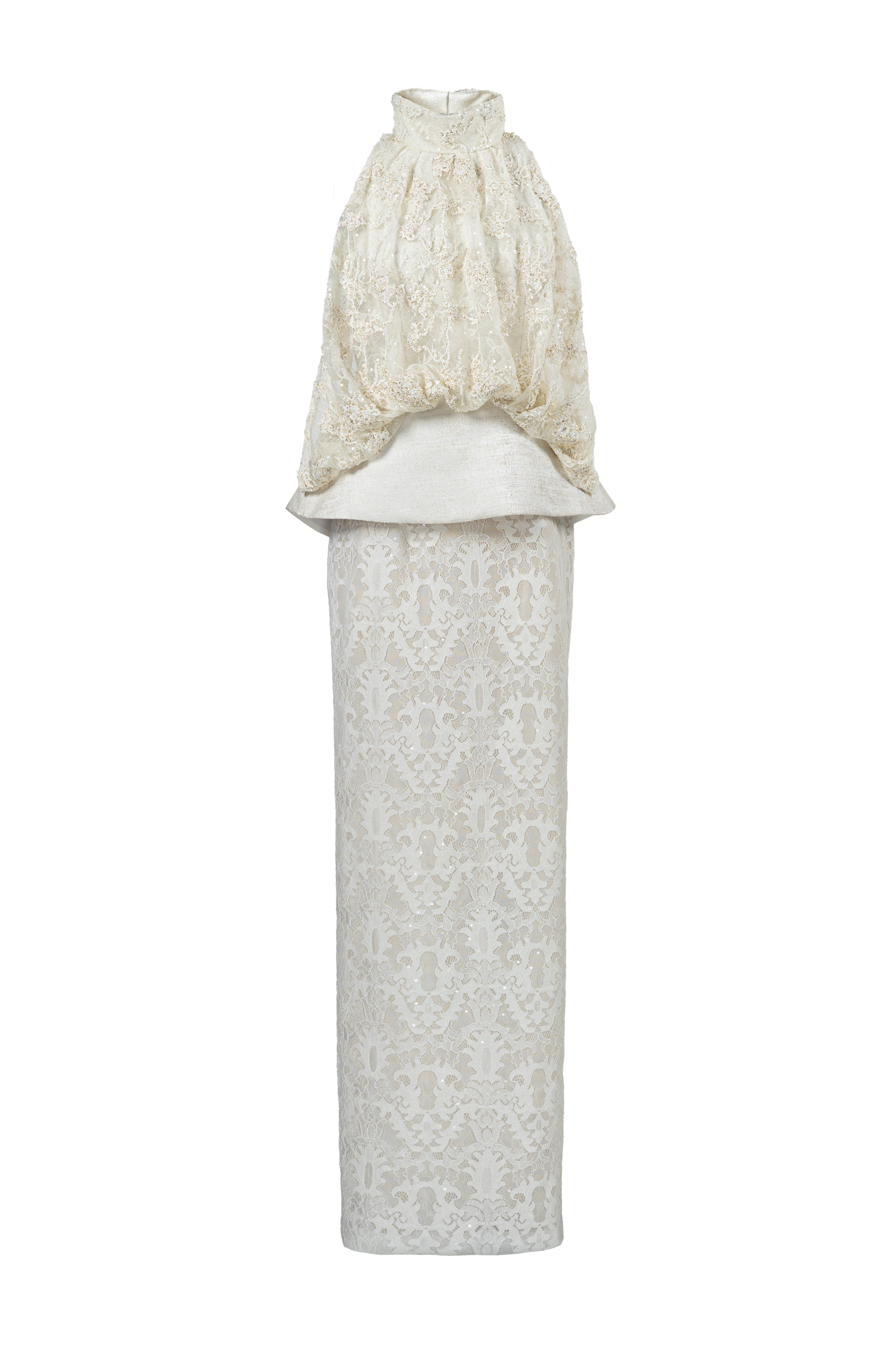Edelweiss Peplum Maxi Dress