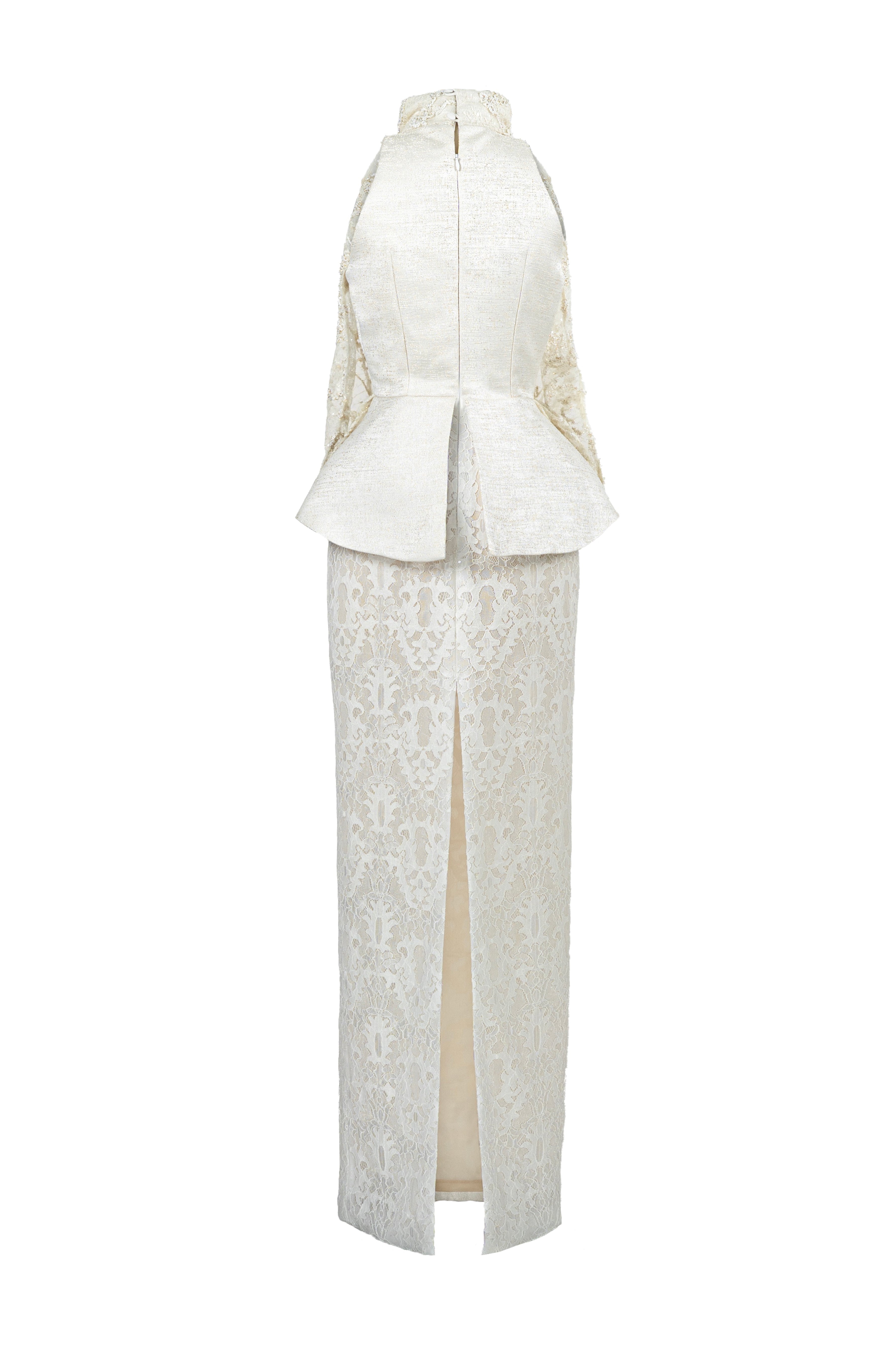 Edelweiss Peplum Maxi Dress