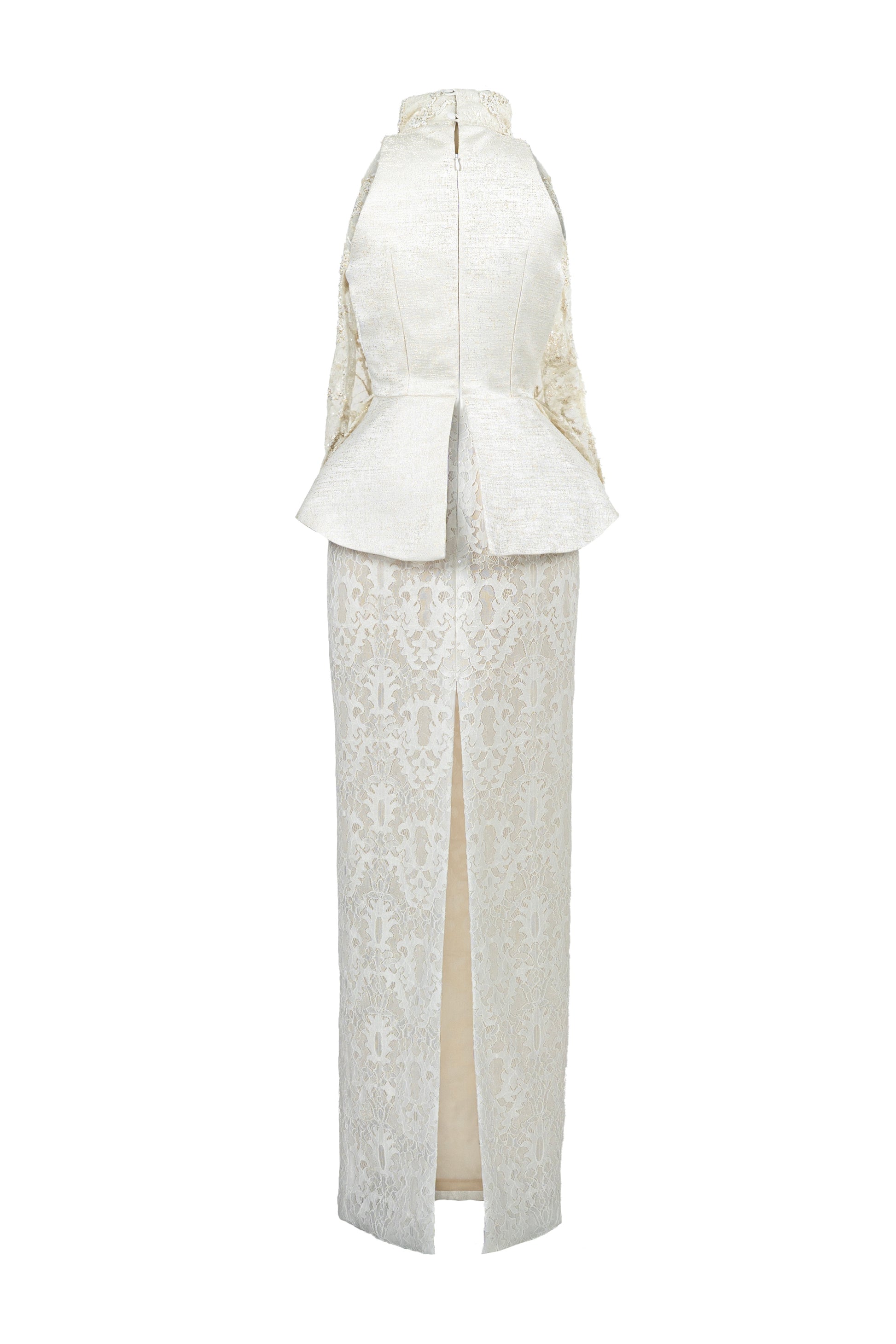 Edelweiss Peplum Maxi Dress