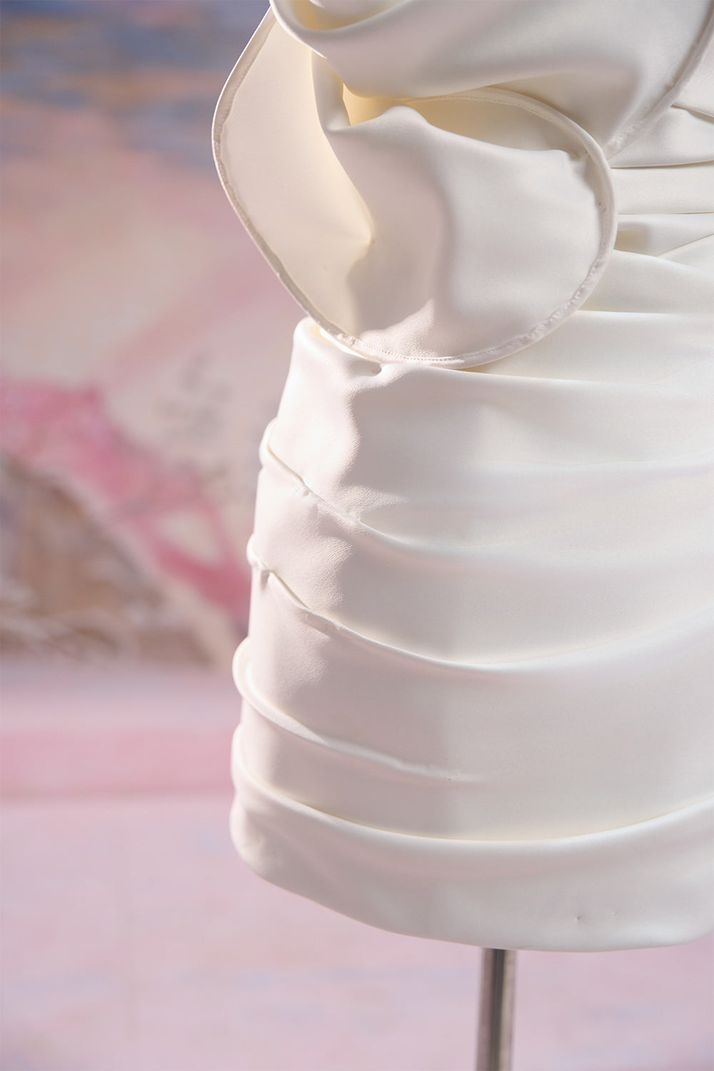 Scarlett Strapless Floral Organdy Mini Dress