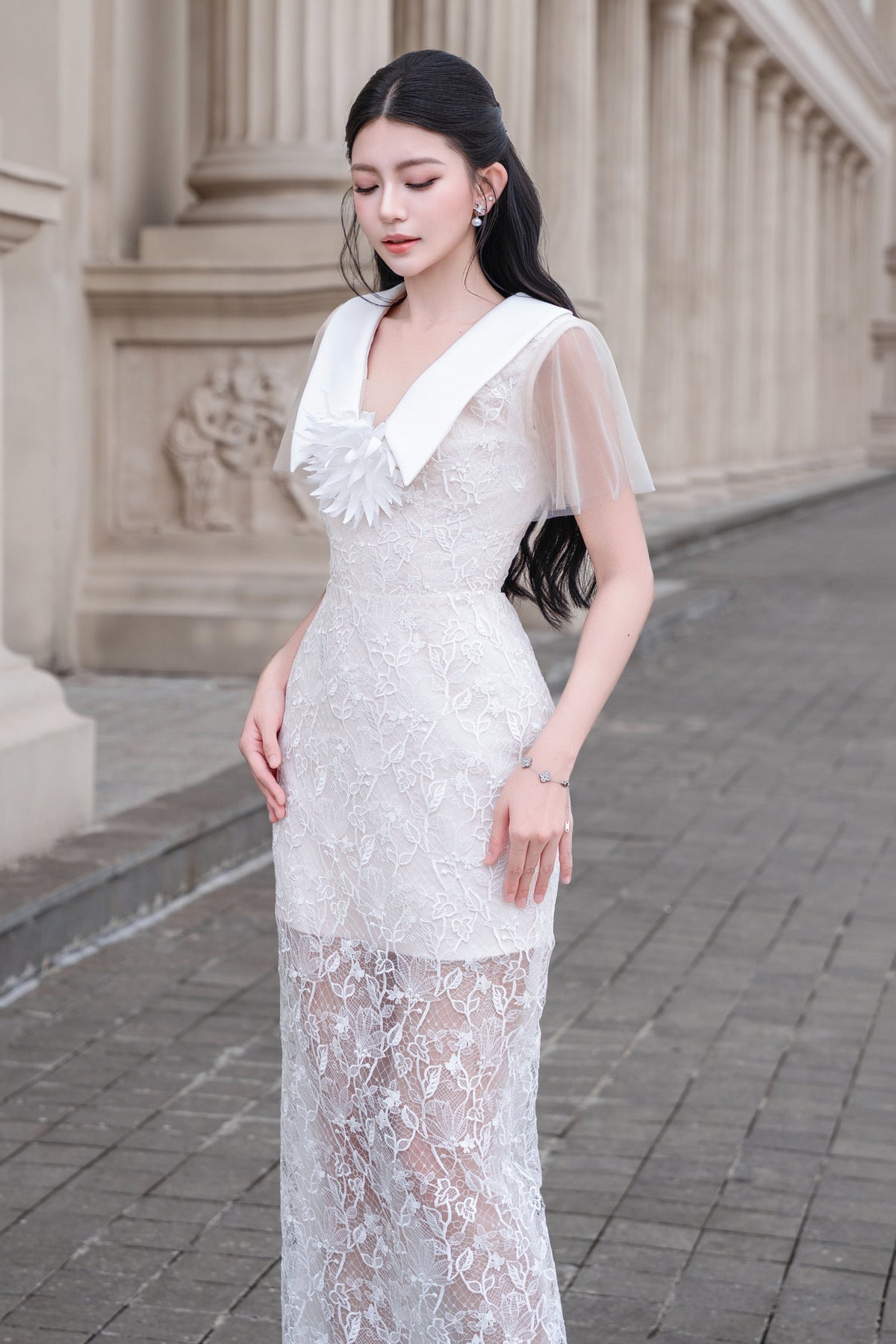 Sorella Collared Midi Dress