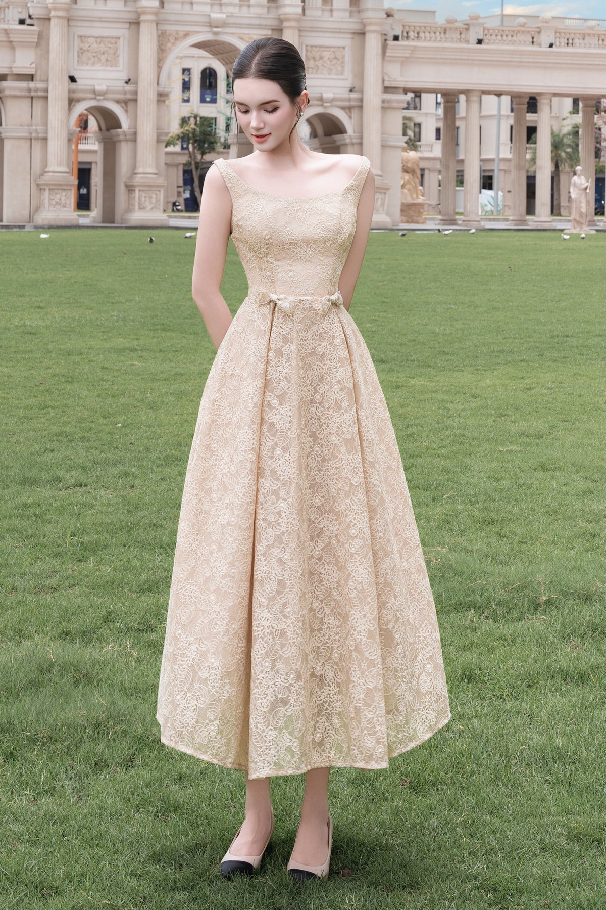 Loretta A-line Midi Dress