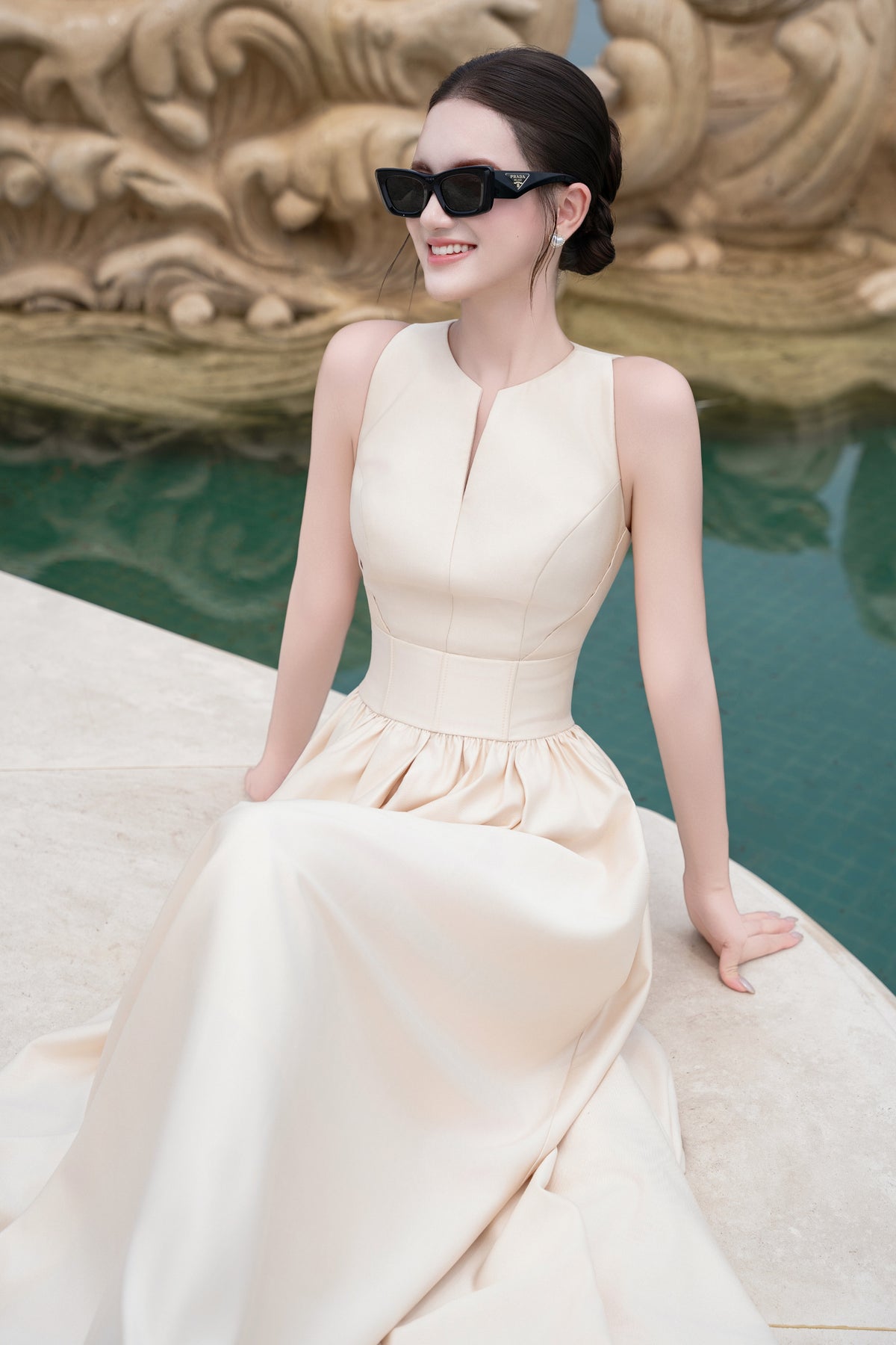 Rosella A-line Maxi Dress