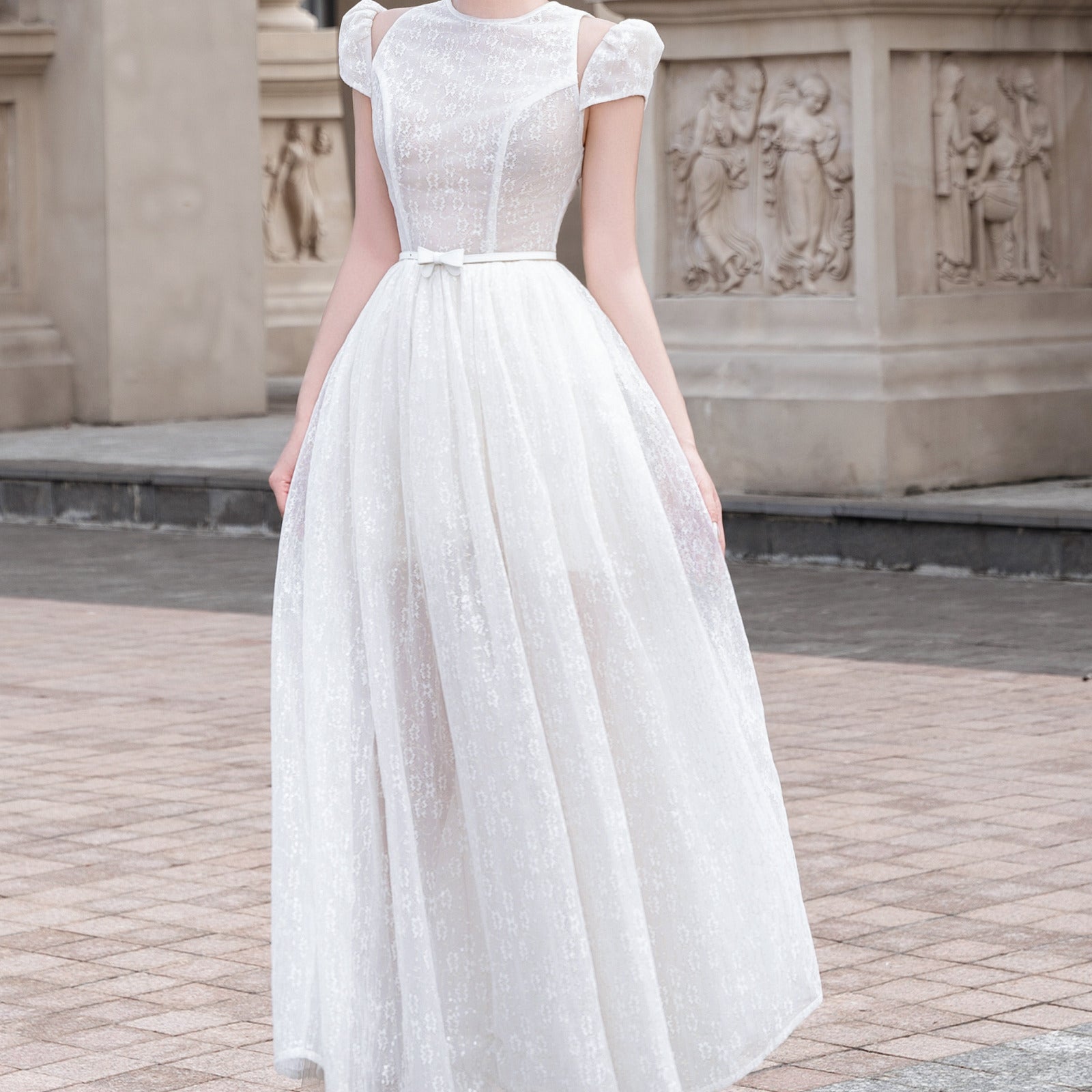Evelyne A-line Midi Dress