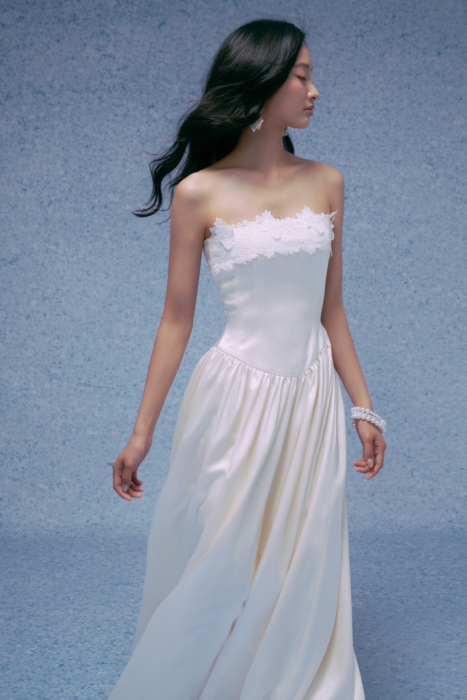 Maya Straight Across Maxi Dress
