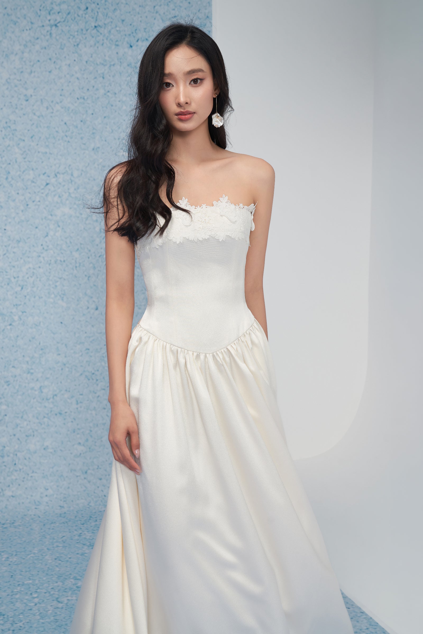 Maya Straight Across Maxi Dress