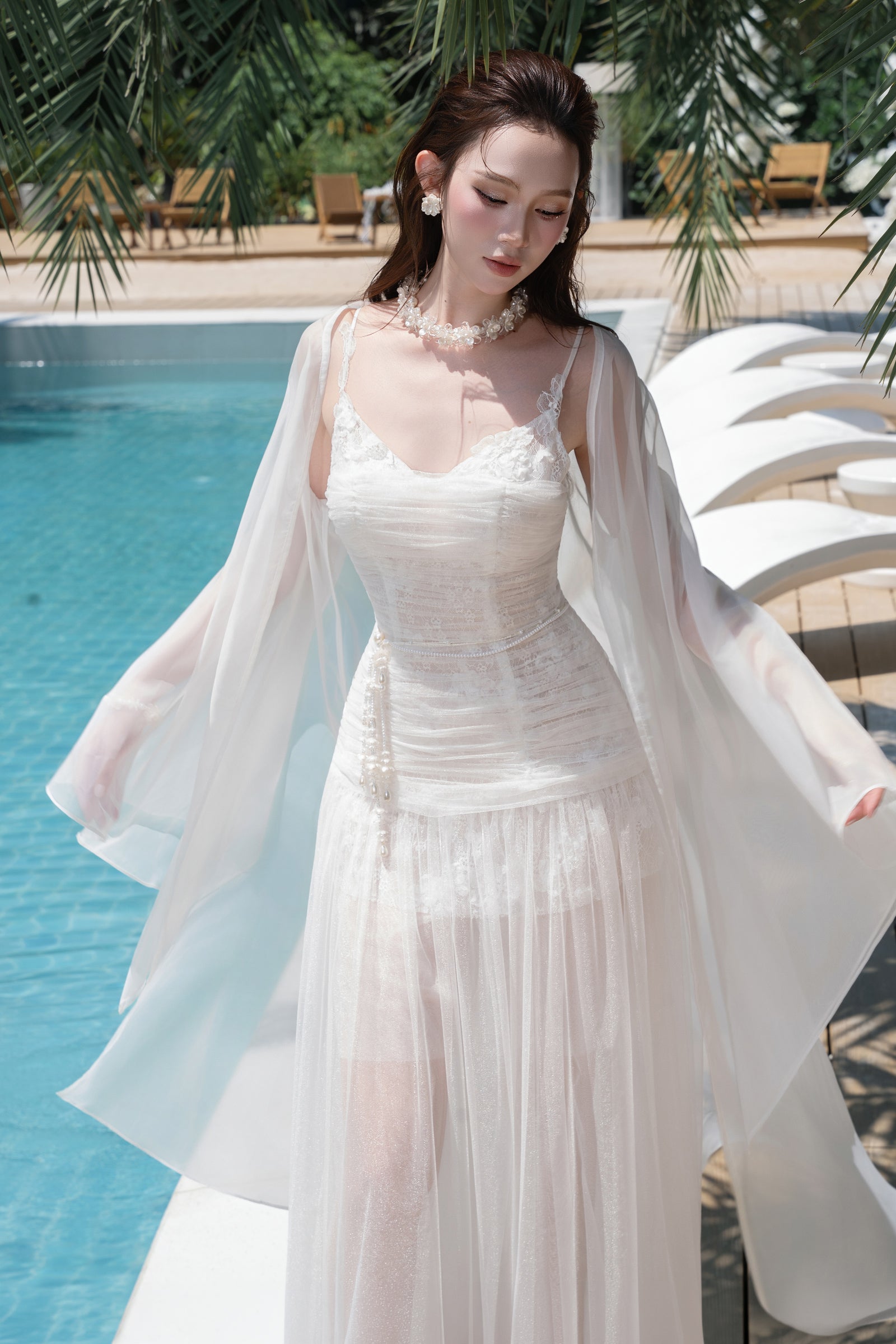 Viranda Ruched Maxi Dress