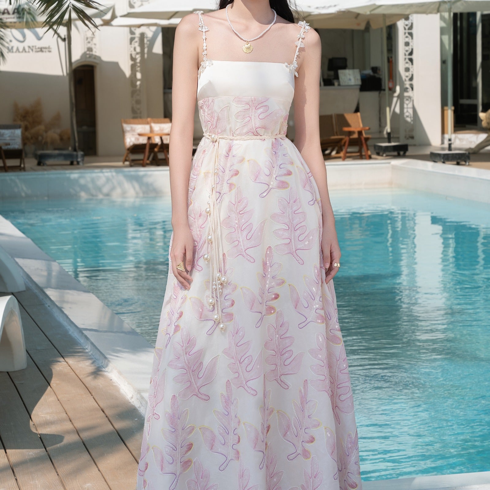 Garibel Square Neck Maxi Dress