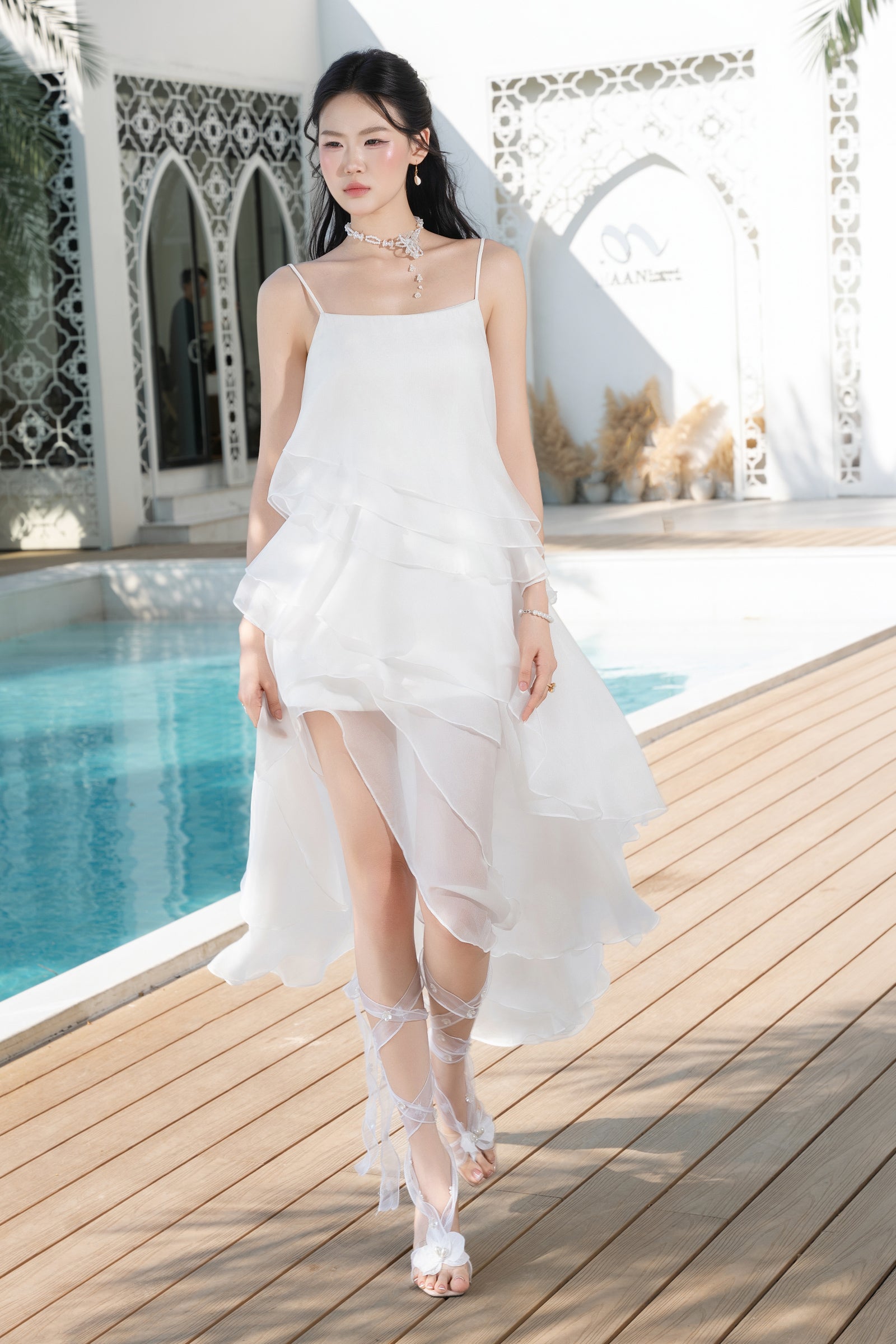 Eden Draped Maxi Dress