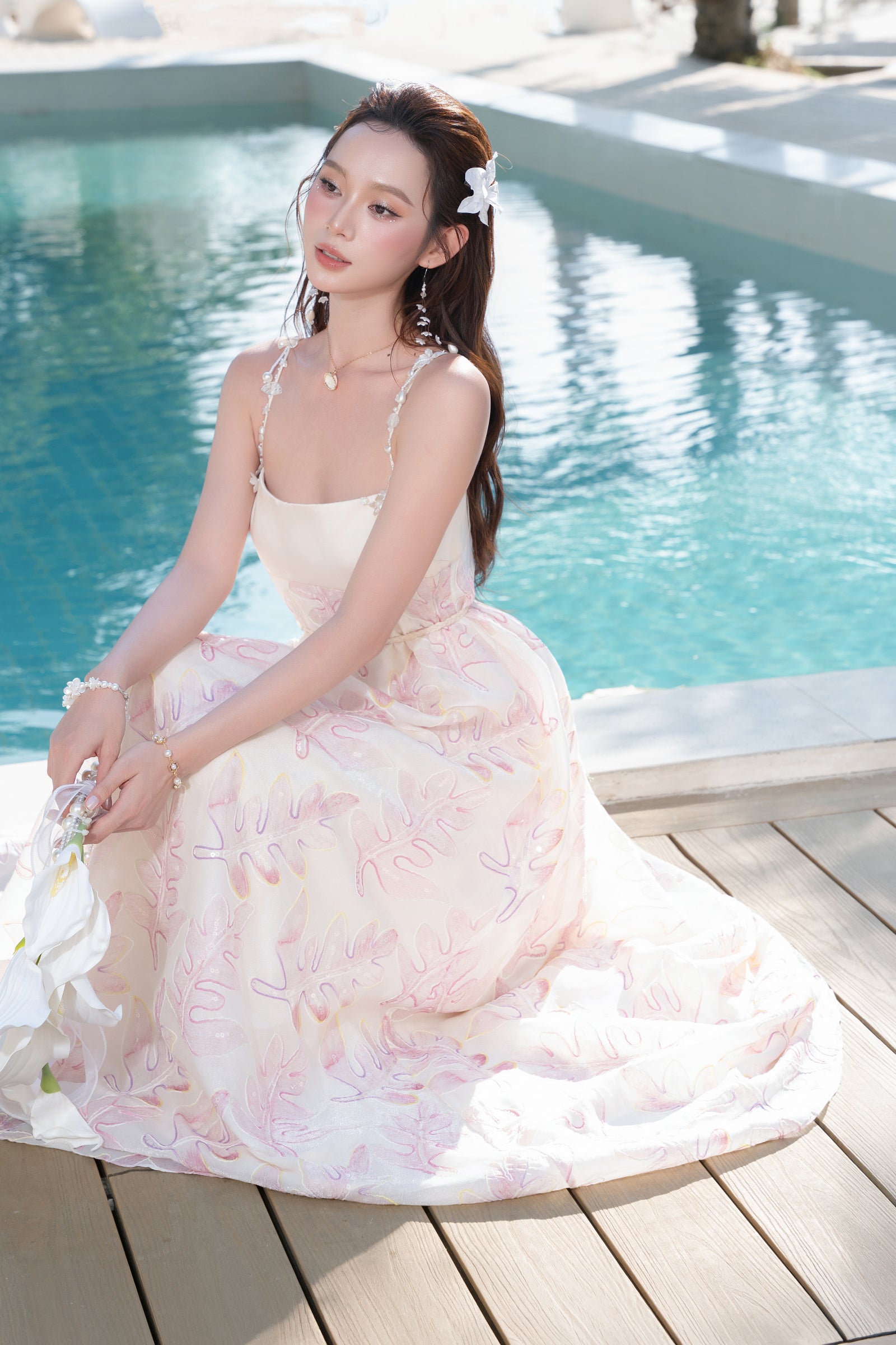 Garibel Square Neck Maxi Dress