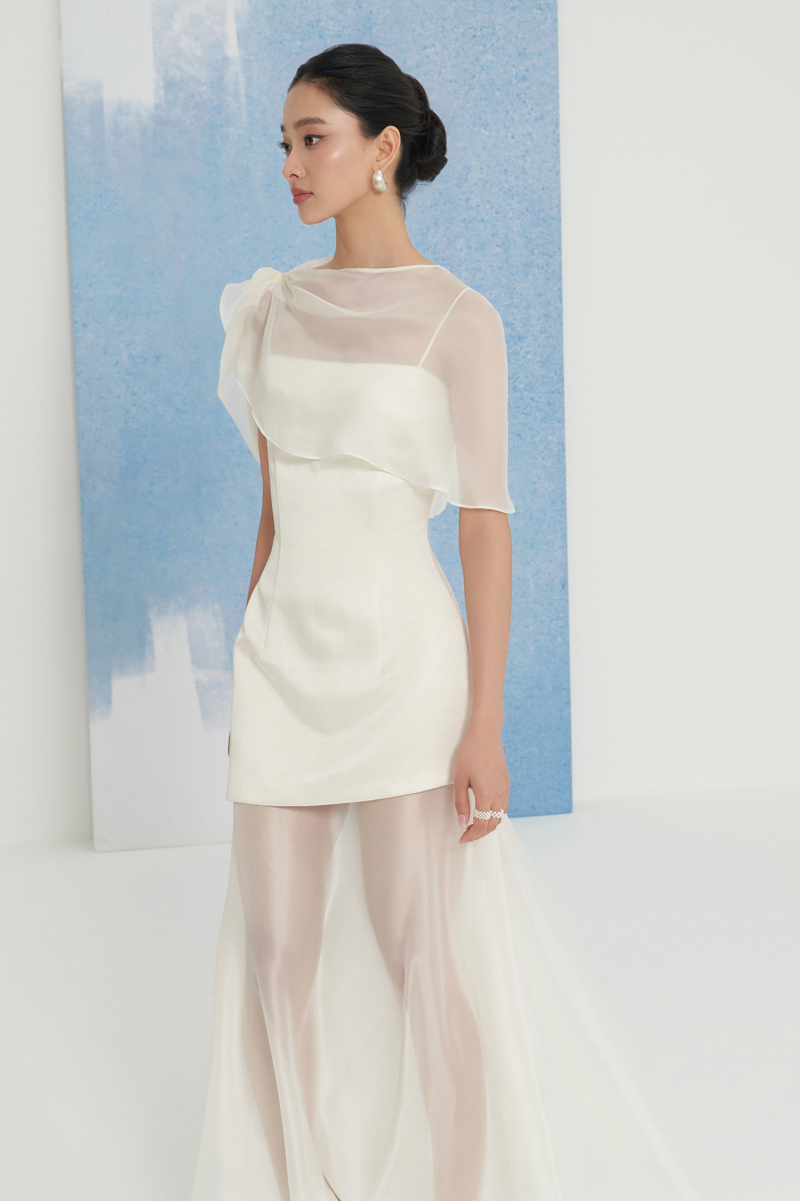 Phera Asymmetric Sleeve Set