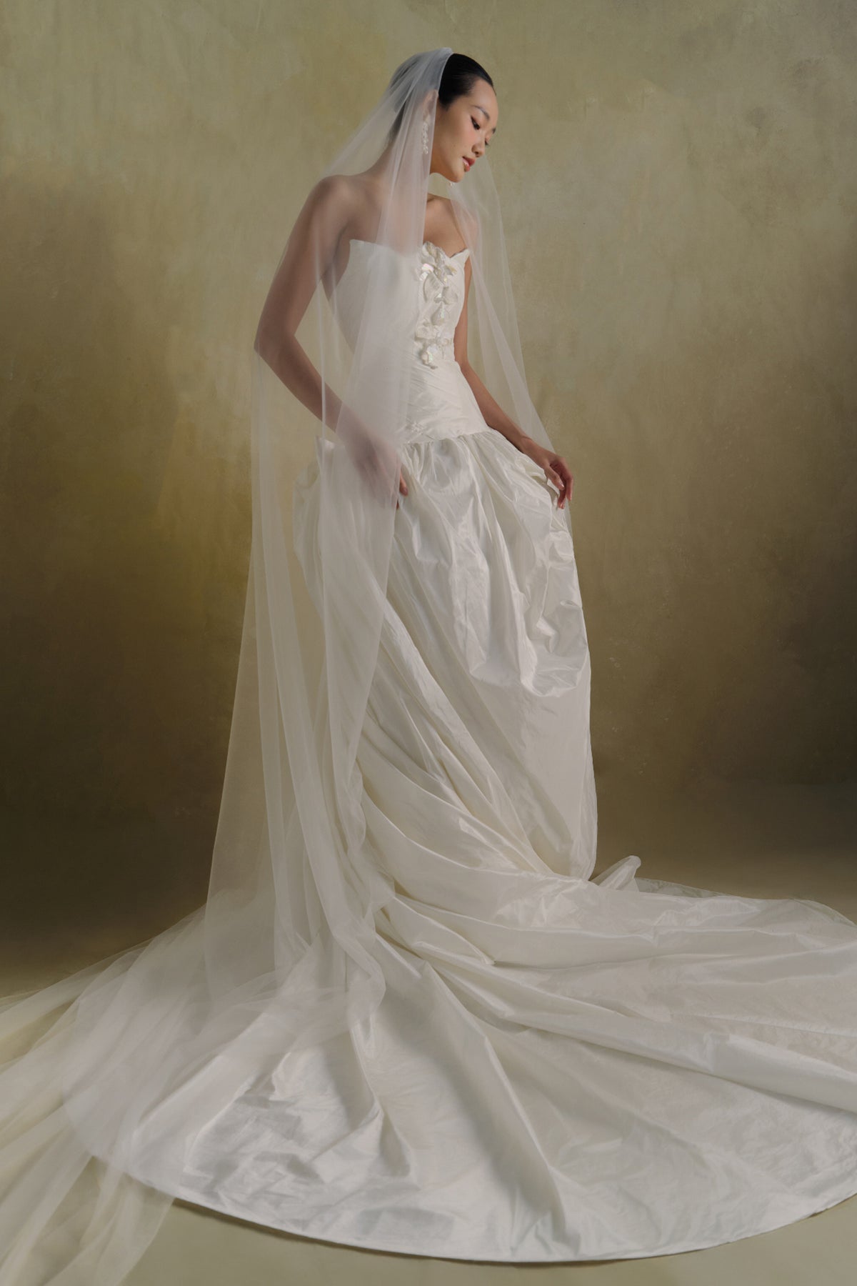 Origine Blanc Ball Gown Maxi Dress